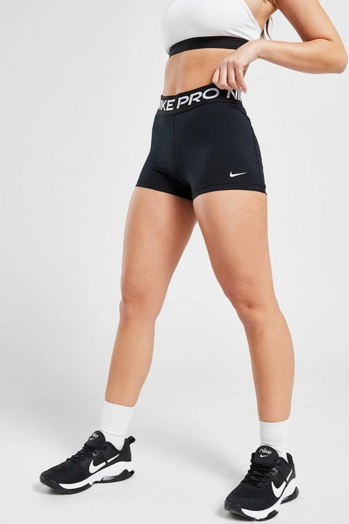 Nike Pro Women's Shorts Tights Pro 365 Kadın Tayt Şort Siyah Nike Pro Women's Shorts Tights Pro 365 Kadın Tayt Şort Siyah