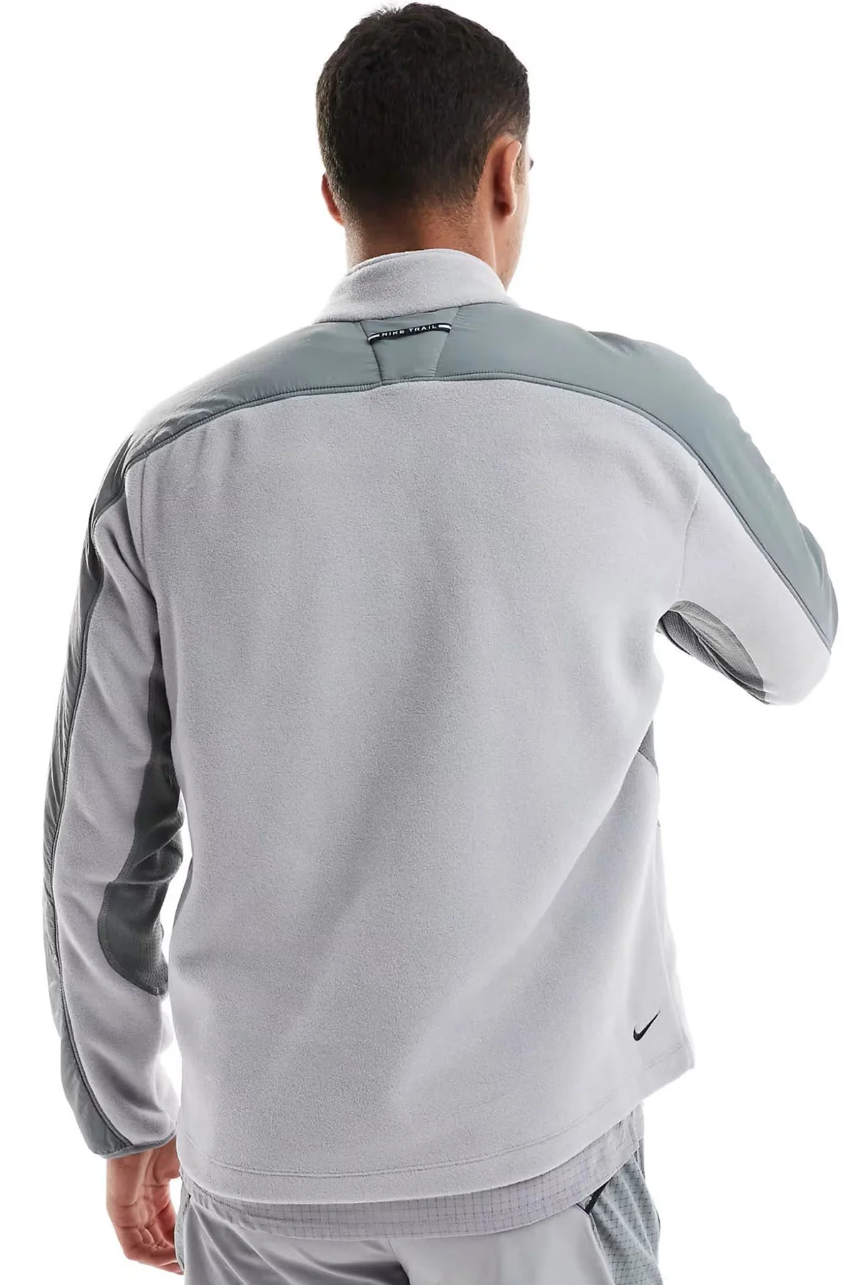 Nike Running Trail Polartec 1/4 zip fleece Erkek Yarım Fermuar Polar Sweatshirt Gri Fiyatı, Yorumları ve Özellikleri
