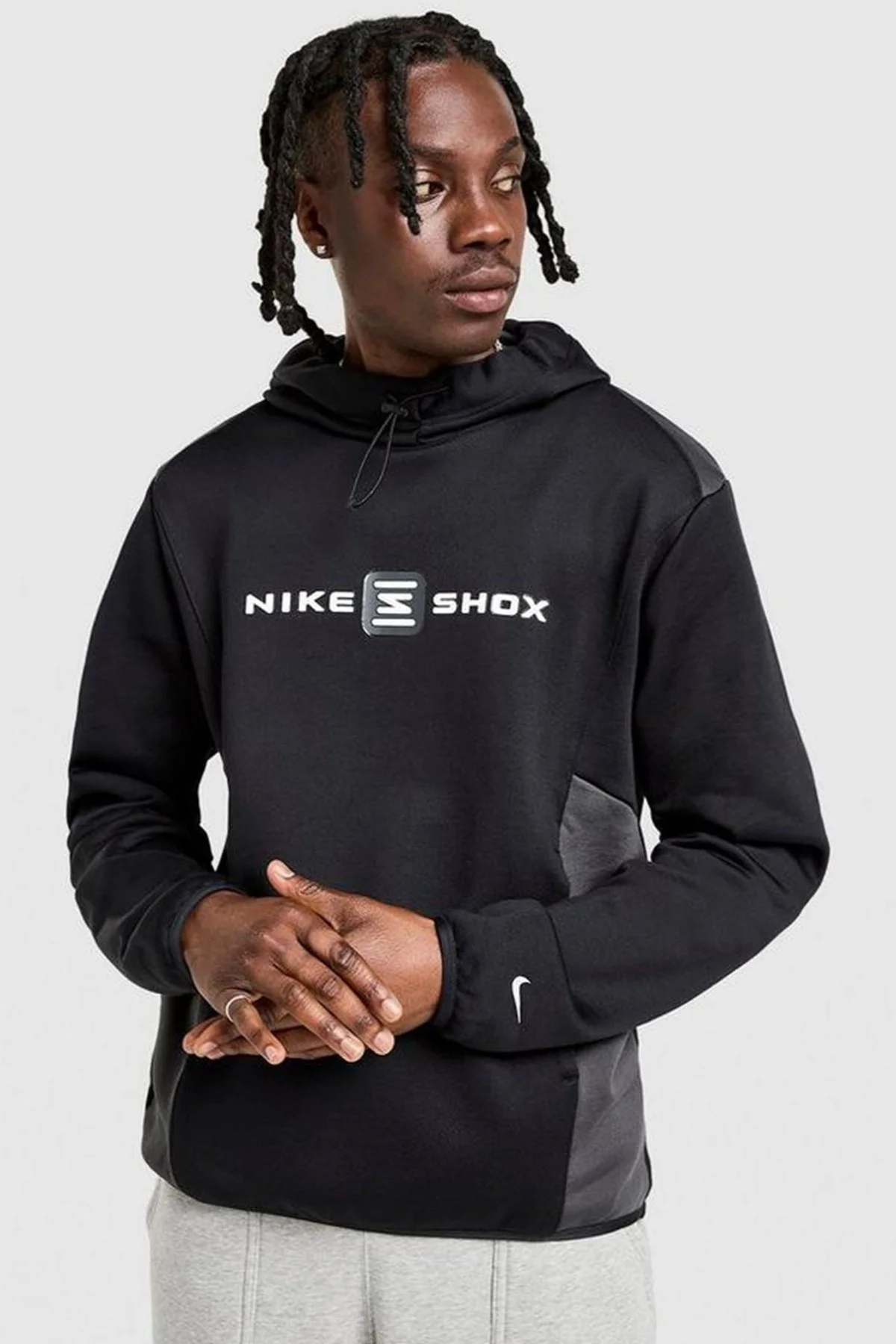 Nike Shox Overhead Hoodie Kapüşonlu Erkek Sweatshirt Siyah Nike Shox Overhead Hoodie Kapüşonlu Erkek Sweatshirt Siyah