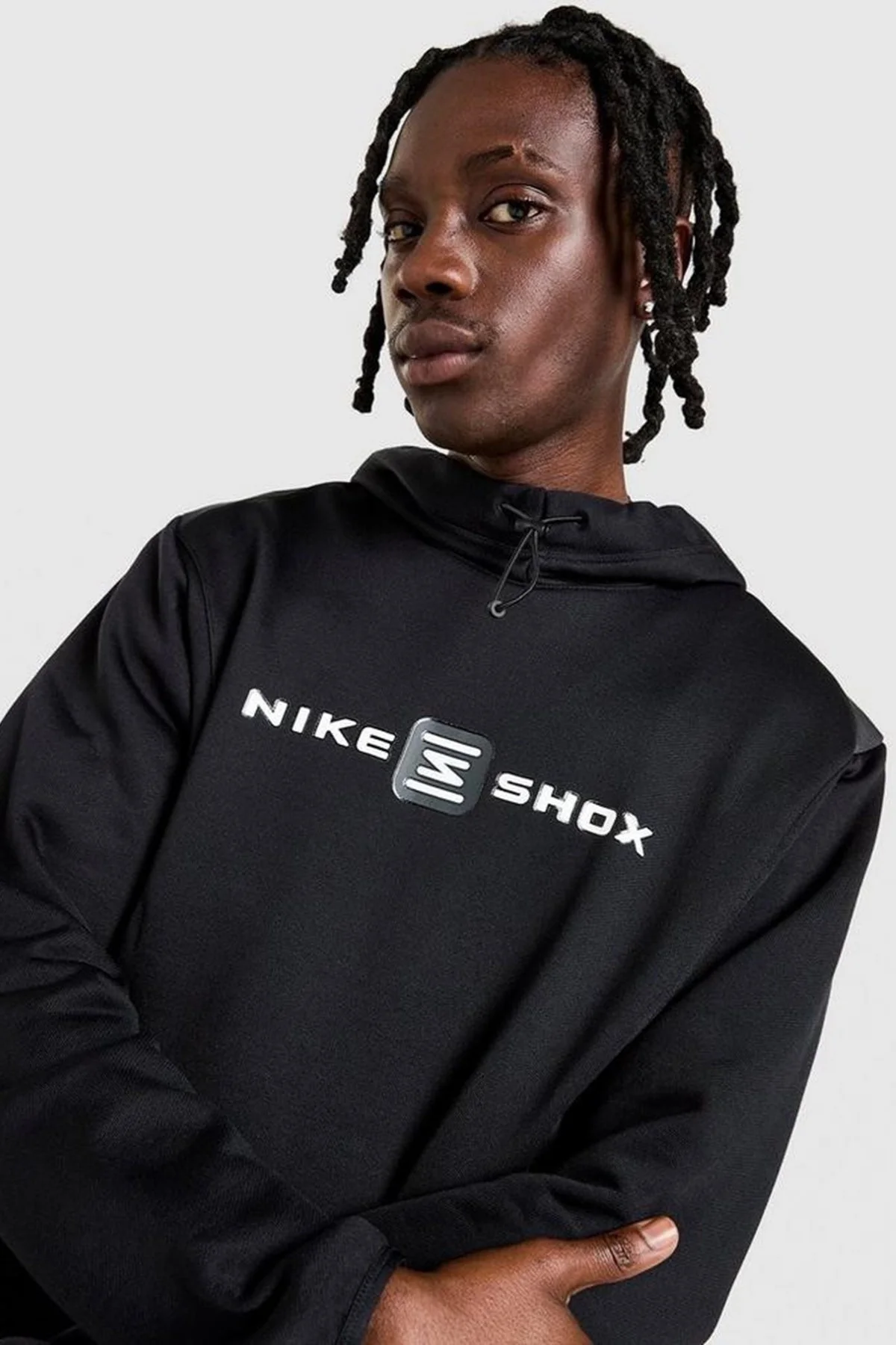 Nike Shox Overhead Hoodie Kapüşonlu Erkek Sweatshirt Siyah Nike Shox Overhead Hoodie Kapüşonlu Erkek Sweatshirt Siyah
