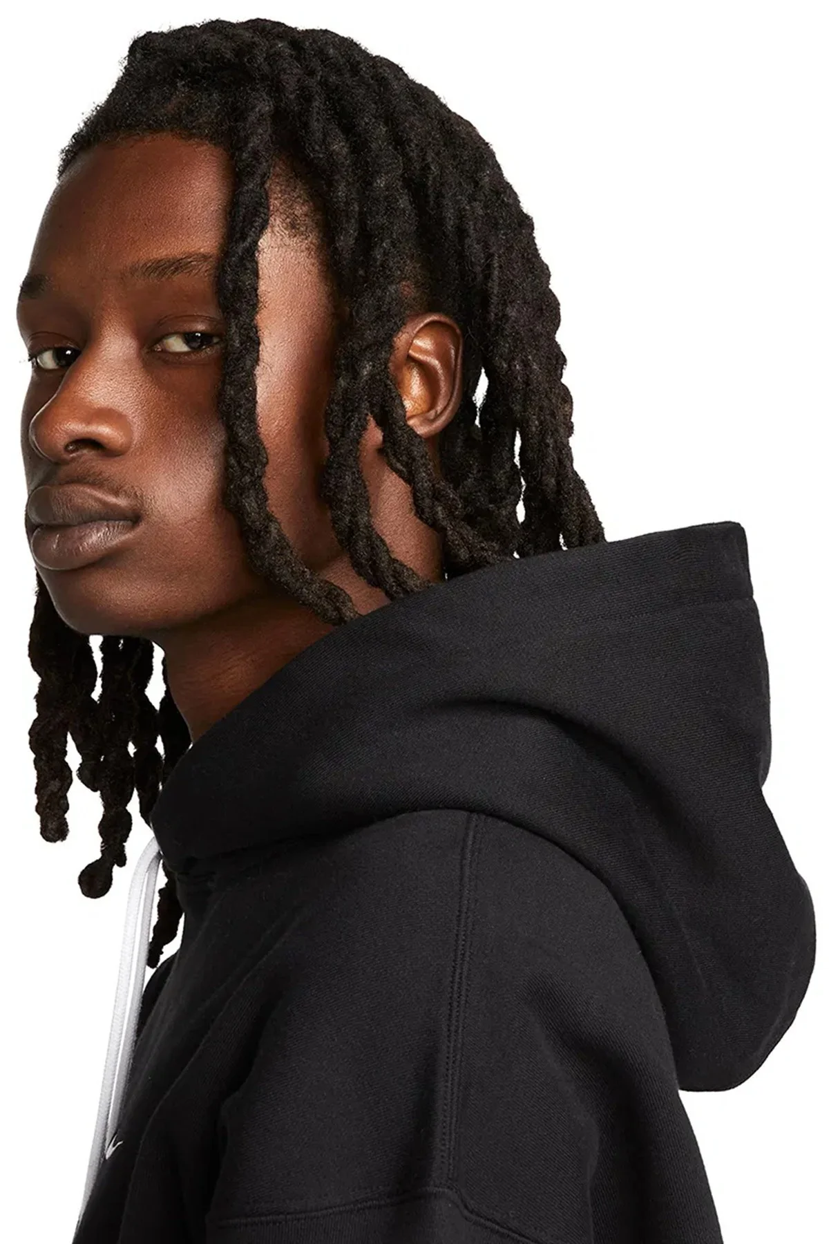 Nike Solo Swoosh Men's Loose Fit Fleece Pullover Hoodie Erkek Bol Kesim Kapüşonlu Sweatshirt Siyah Nike Solo Swoosh Men's Loose Fit Fleece Pullover Hoodie Erkek Bol Kesim Kapüşonlu Sweatshirt Siyah