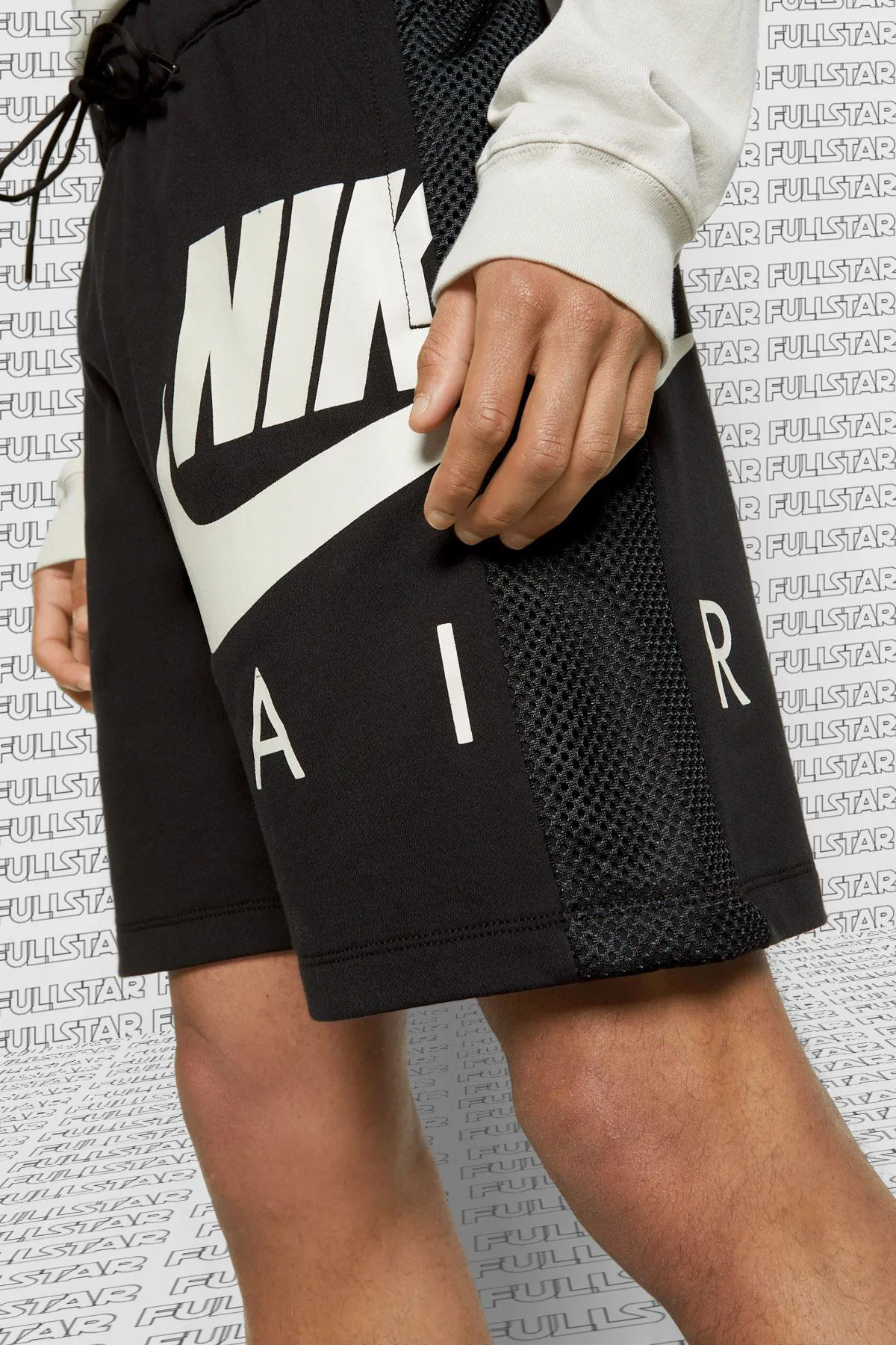Nike Sportswear Air French Terry Black Short Kalın Pamuklu Siyah Erkek Şort Fiyatı, Yorumları ve Özellikleri