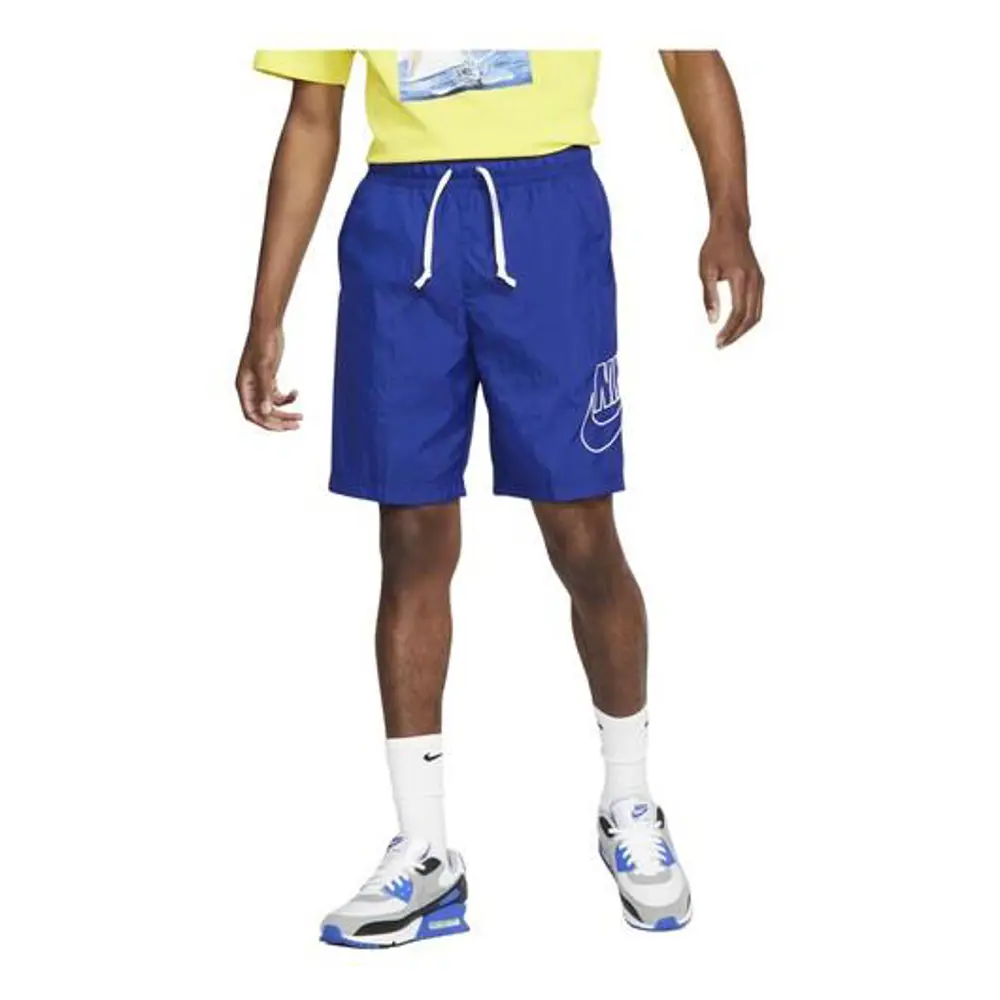 NIKE Sportswear Alumni Woven Erkek Şort - Mavi DB3810-455