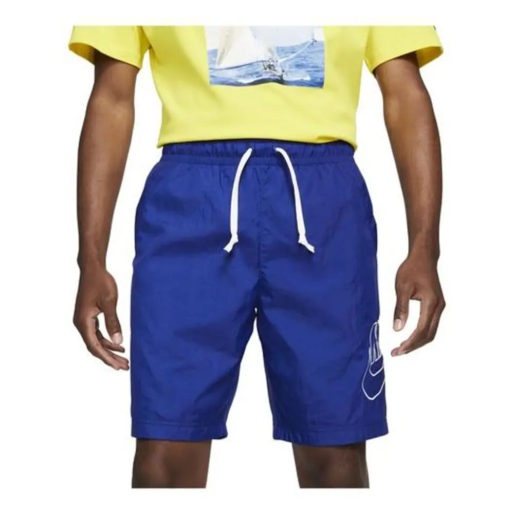 NIKE Sportswear Alumni Woven Erkek Şort - Mavi DB3810-455