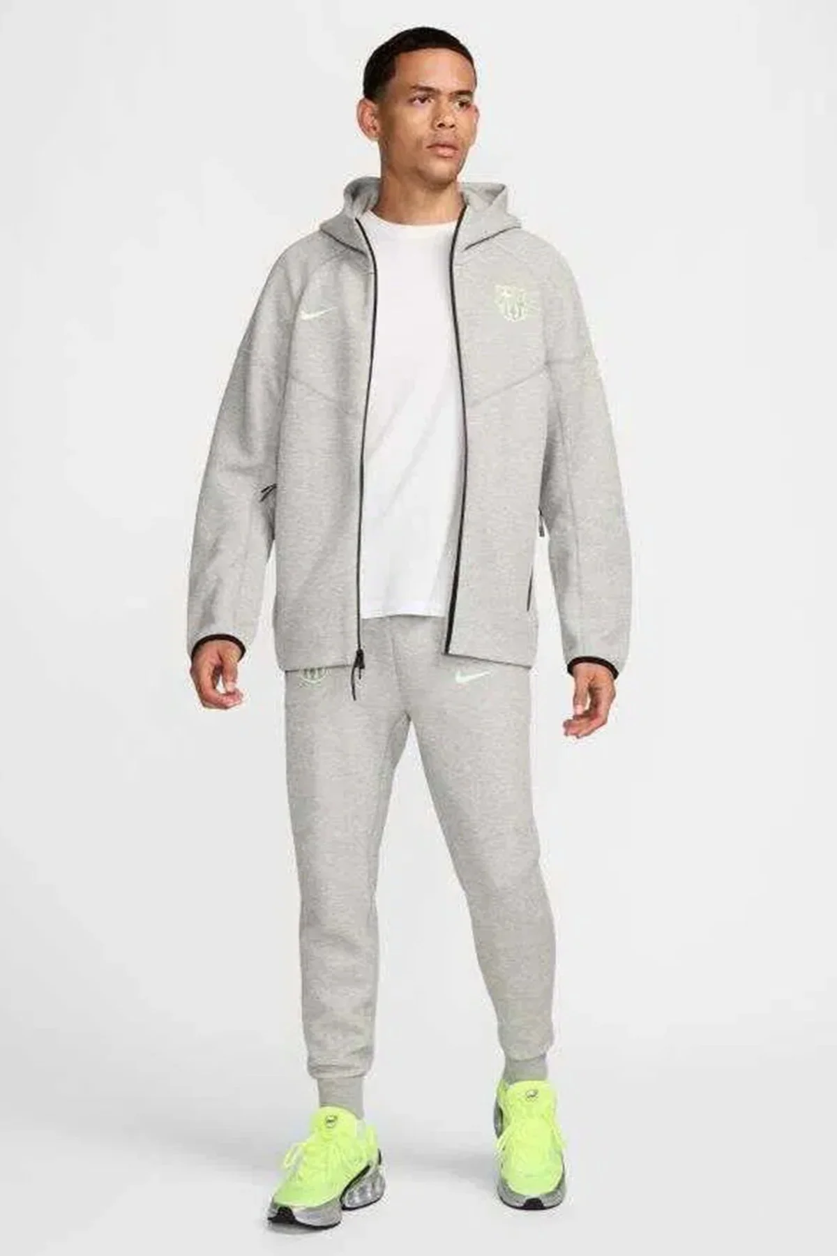 Nike Sportswear Barcelona Tech Fleece Mens Gray Jogger Erkek Eşofman Altı Gri Fiyatı, Yorumları ve Özellikleri