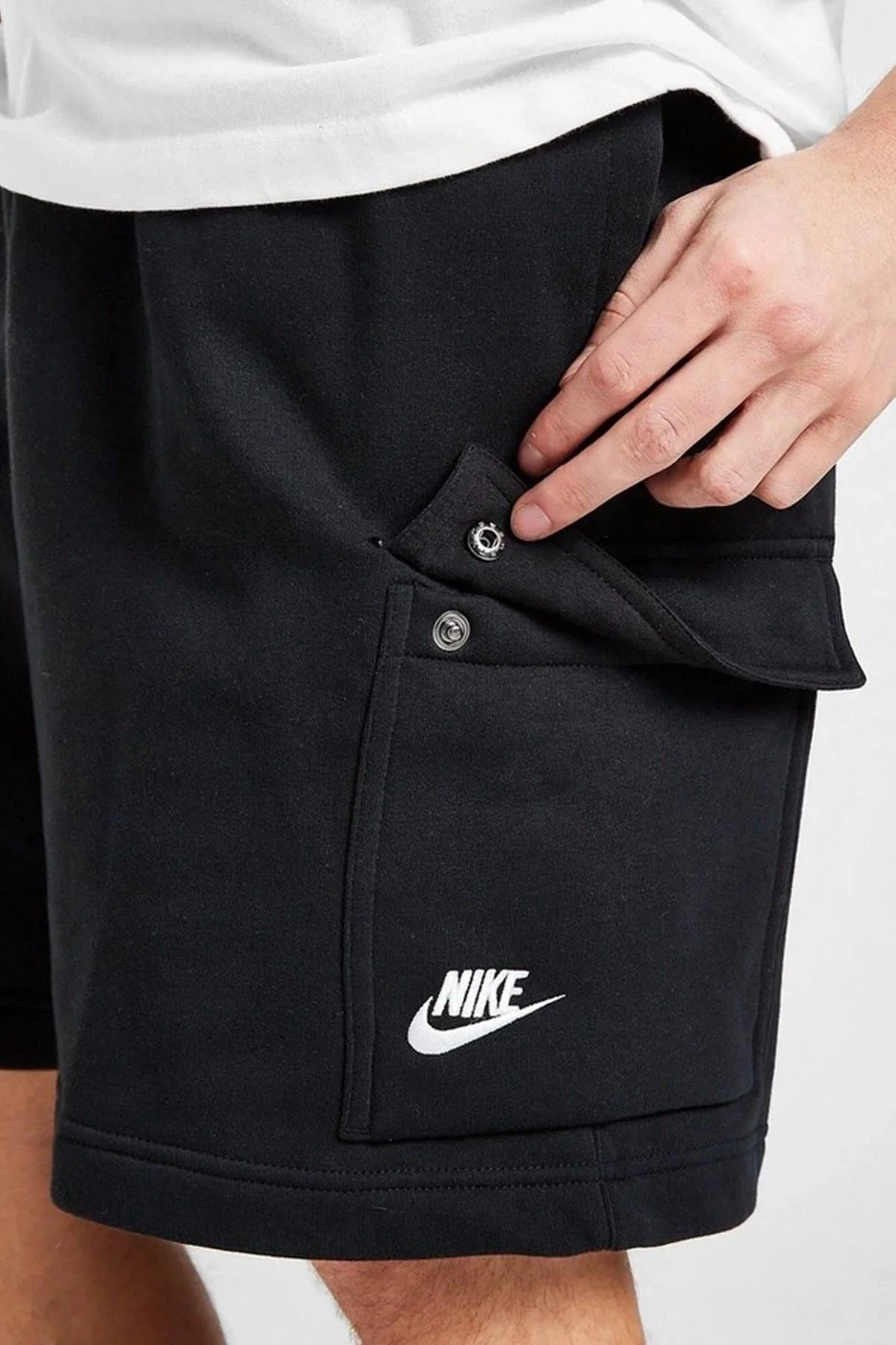 Nike Sportswear Club Men's Cargo Shorts Erkek Pamuklu Kargo Şort Siyah Fiyatı, Yorumları ve Özellikleri
