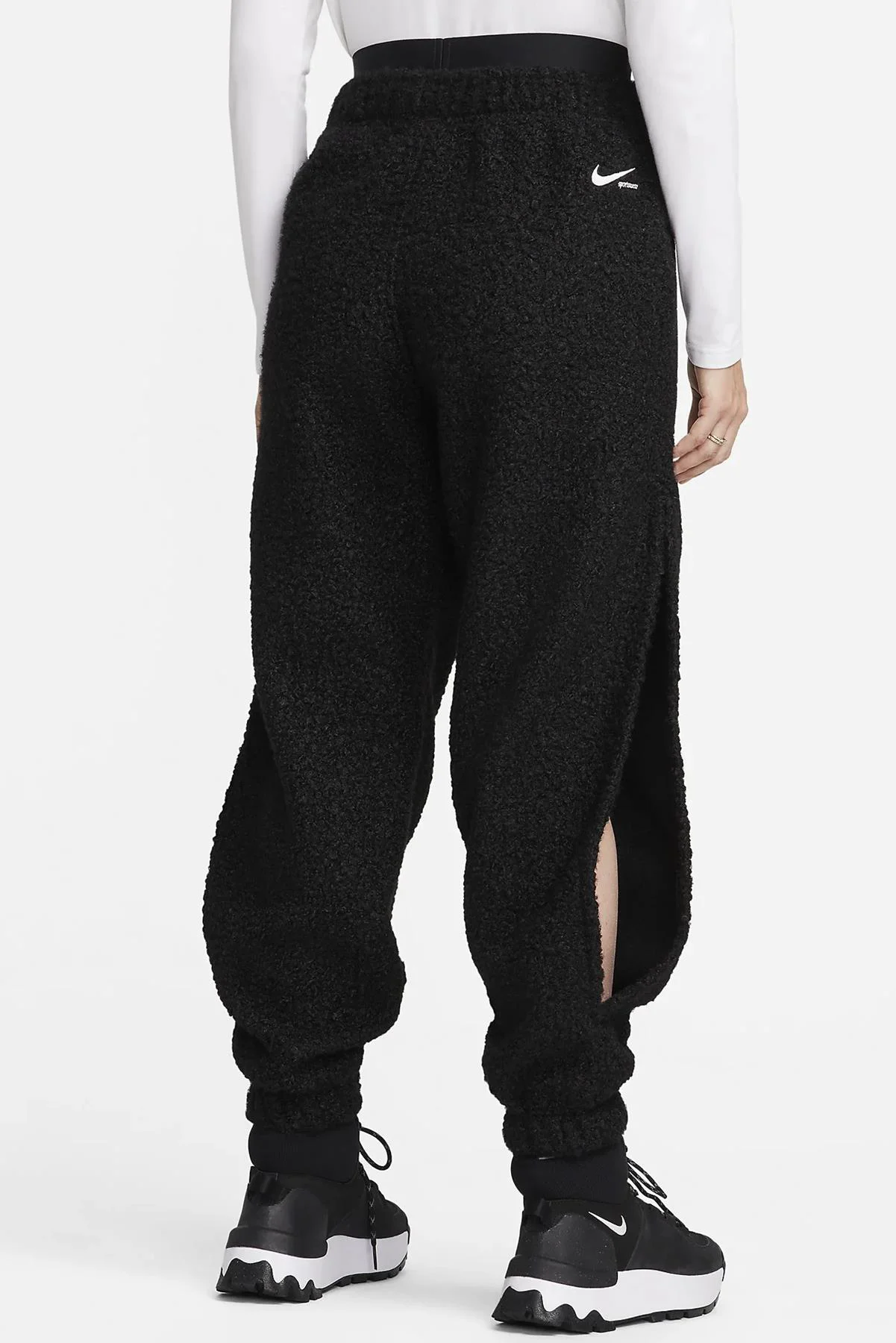 Nike Sportswear Collection Sherpa Loose Fit High Rise Jogger Kadın Yüksek Belli Eşofman Altı Siyah Nike Sportswear Collection Sherpa Loose Fit High Rise Jogger Kadın Yüksek Belli Eşofman Altı Siyah
