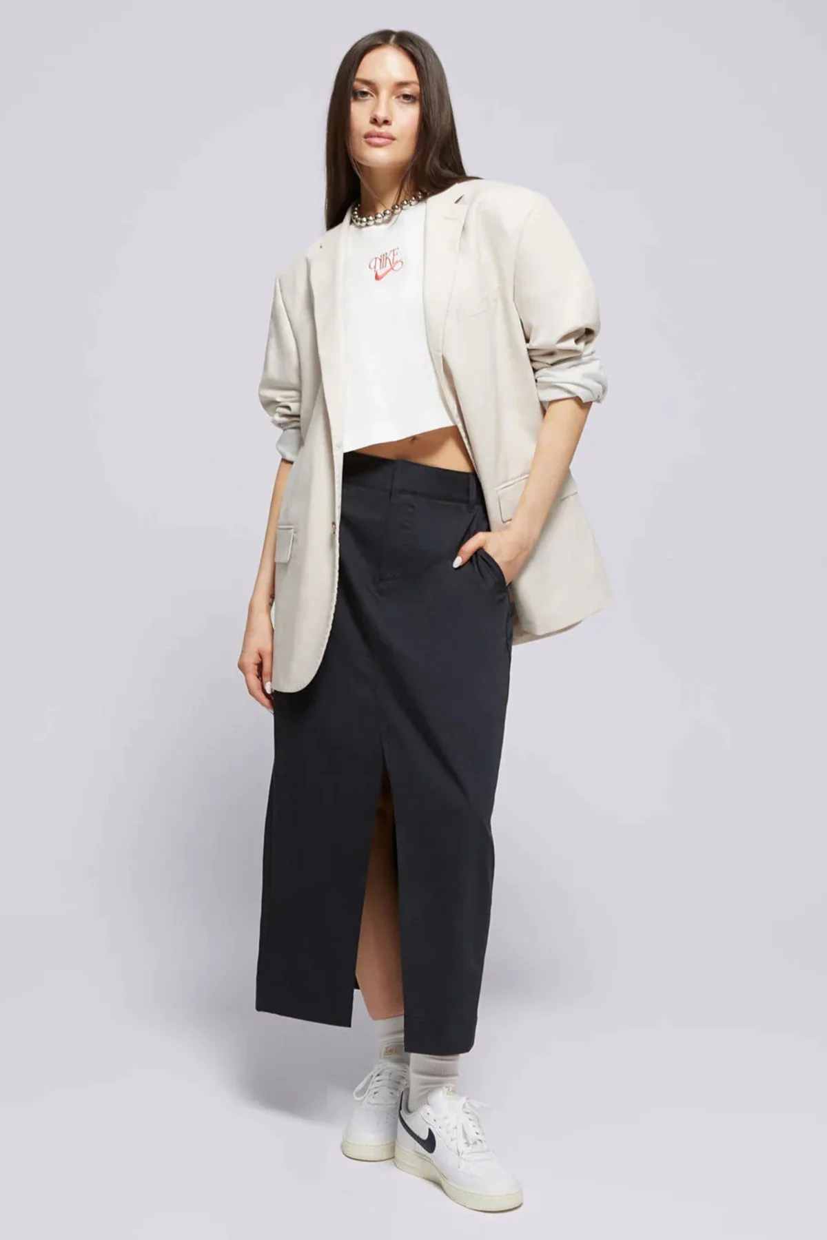 Nike Sportswear Collection Women's Twill Skirt Kadın Gabardin Yırtmaçlı Etek Siyah Nike Sportswear Collection Women's Twill Skirt Kadın Gabardin Yırtmaçlı Etek Siyah Fiyatı, Yorumları ve Özellikleri