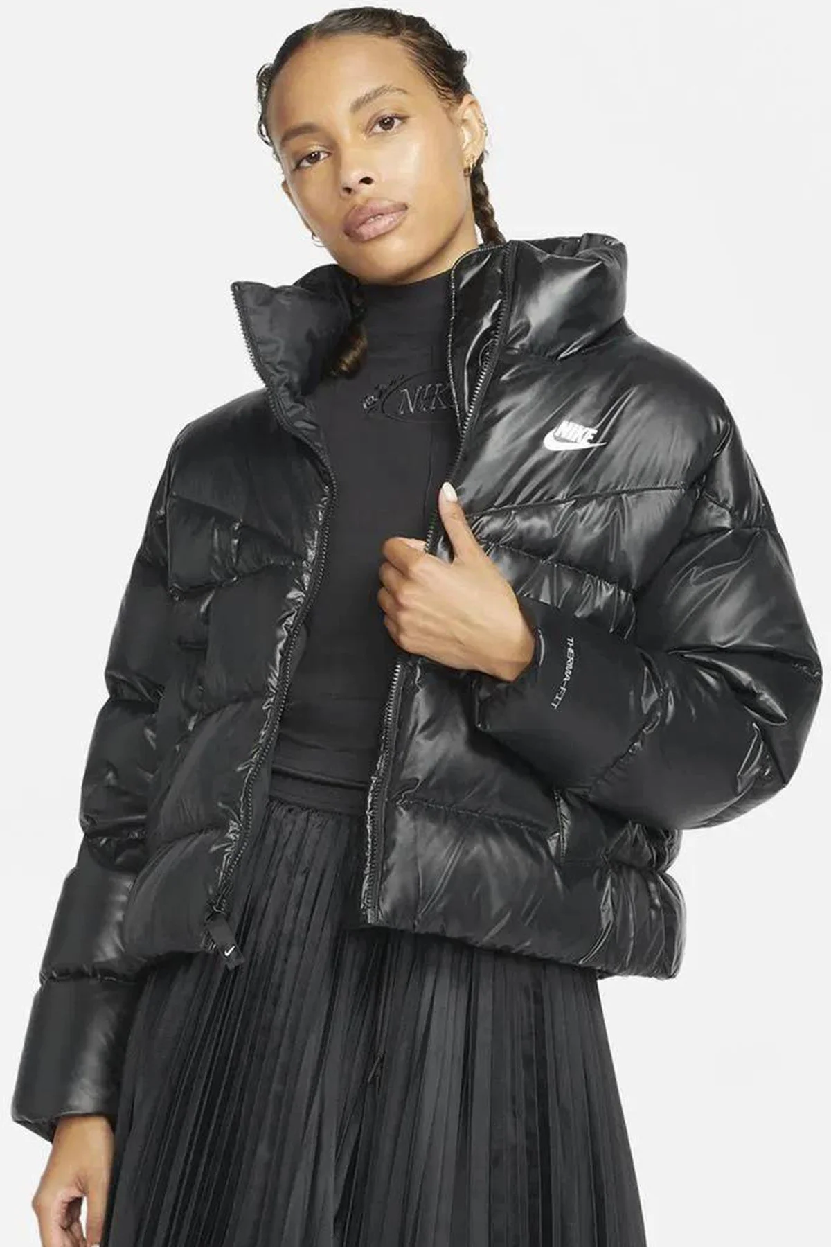 Nike Sportswear Down Fill Therma Fit City Series Full Zip Kadın Bol Kesim Kaz Tüyü Spor Ceket Siyah Fiyatı, Yorumları ve Özellikleri