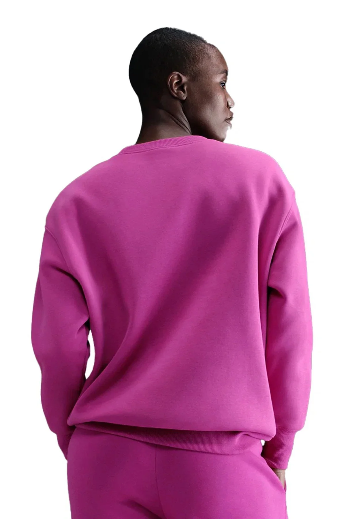 Nike Sportswear Essential Collection Fleece Oversized Crew Kadın Sweatshirt Mor Fiyatı, Yorumları ve Özellikleri