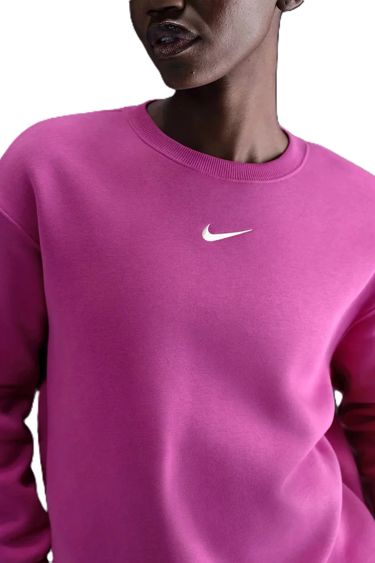 Nike Sportswear Essential Collection Fleece Oversized Crew Kadın Sweatshirt Mor Fiyatı, Yorumları ve Özellikleri