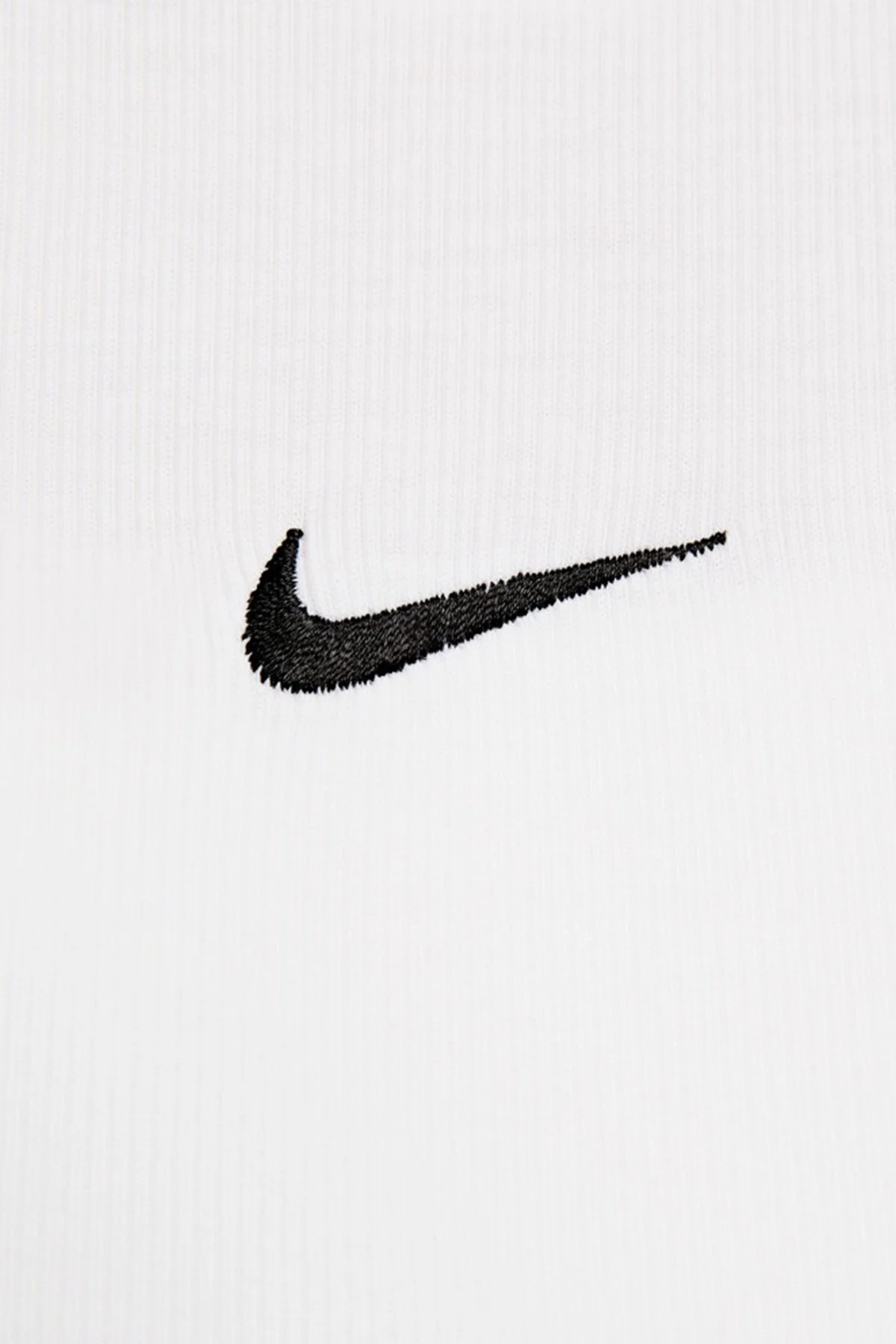 Nike Sportswear Essential Rib Cropped Women's Tight Fit Tank Top Kadın Dar Kesim Crop Atlet Beyaz Nike Sportswear Essential Rib Cropped Women's Tight Fit Tank Top Kadın Dar Kesim Crop Atlet Beyaz