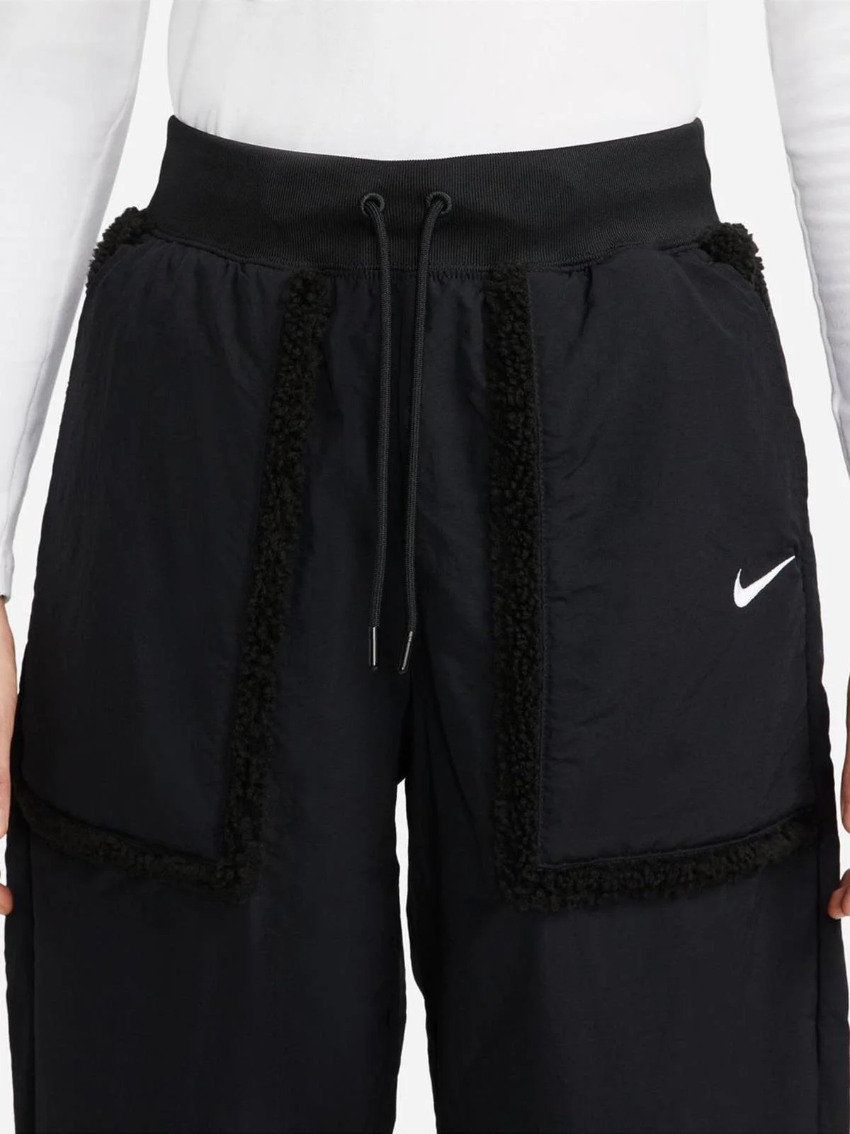 Nike Sportswear Essential Büyük Beden Yüksek Bel Kadın Eşofman Altı Siyah Fiyatı, Yorumları ve Özellikleri