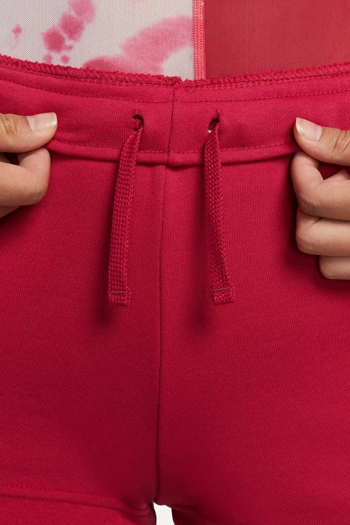 Nike Sportswear Essential Fleece Women's Short Kadın Pamuklu Şort Kırmızı Fiyatı, Yorumları ve Özellikleri