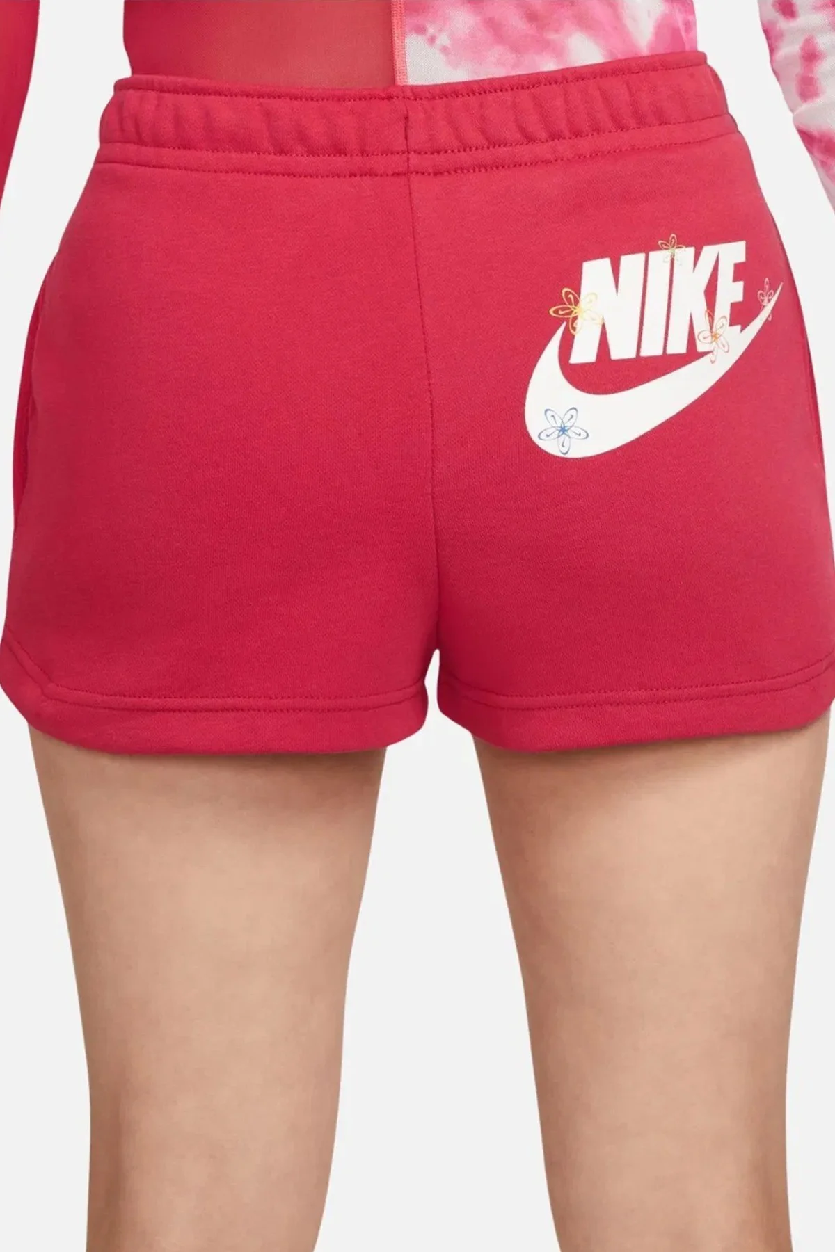 Nike Sportswear Essential Fleece Women's Short Kadın Pamuklu Şort Kırmızı Fiyatı, Yorumları ve Özellikleri