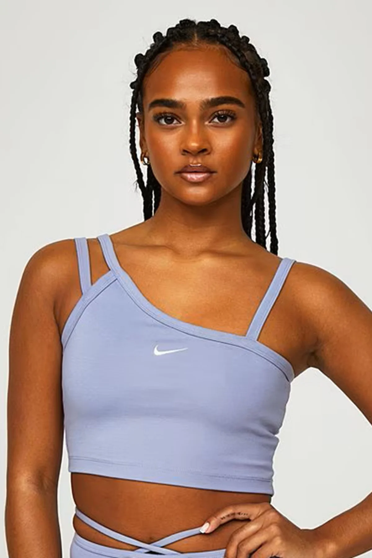 Nike Sportswear Everyday Modern Women's Asymmetrical Crop Tank Kadın Askılı Crop Atlet Bra Lila Nike Sportswear Everyday Modern Women's Asymmetrical Crop Tank Kadın Askılı Crop Atlet Bra Lila