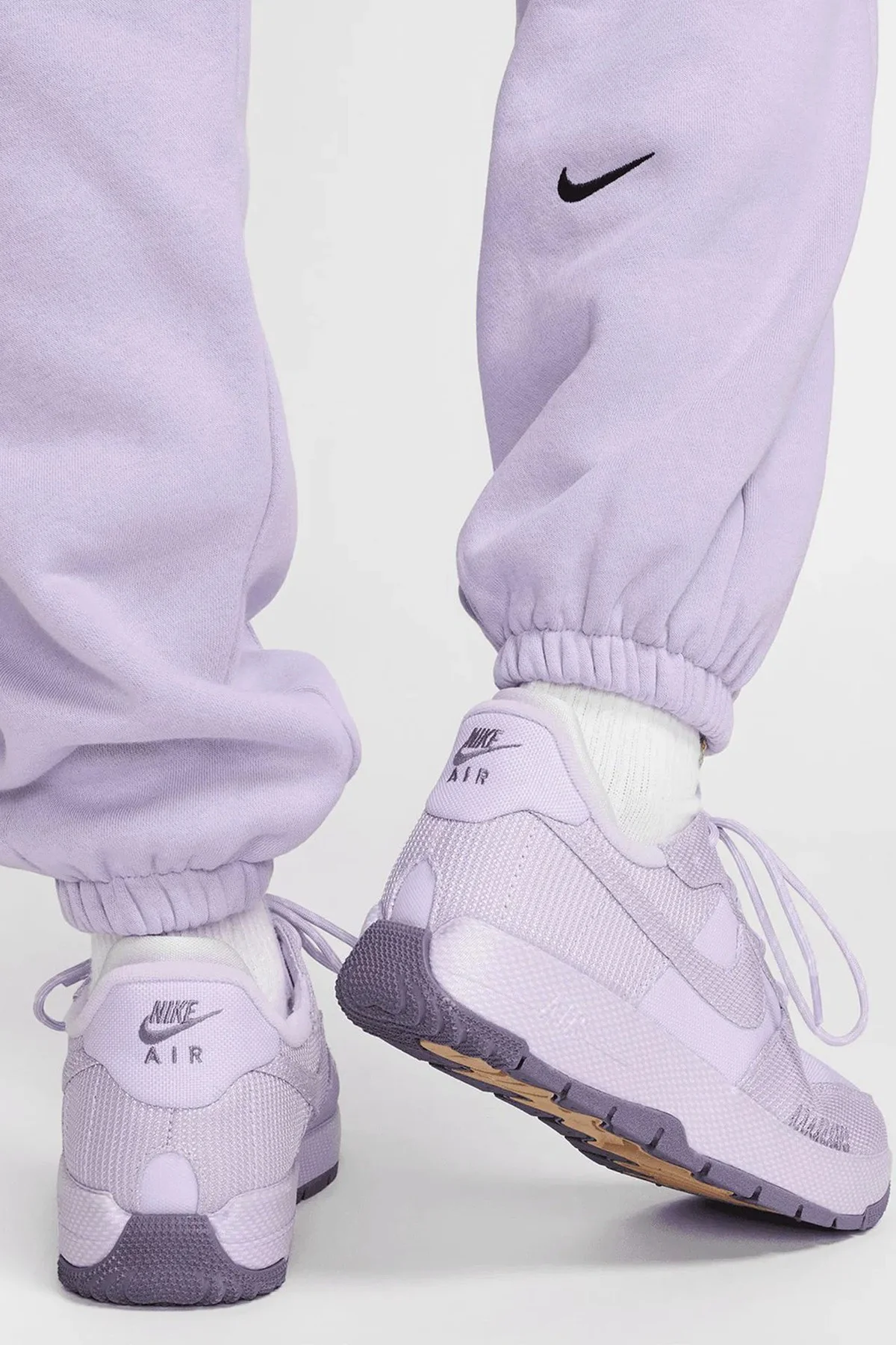 Nike Sportswear Fleece Mid Rise Loose Fit Şardonlu Büyük Beden Kadın Eşofman Altı Mor Nike Sportswear Fleece Mid Rise Loose Fit Şardonlu Büyük Beden Kadın Eşofman Altı Mor