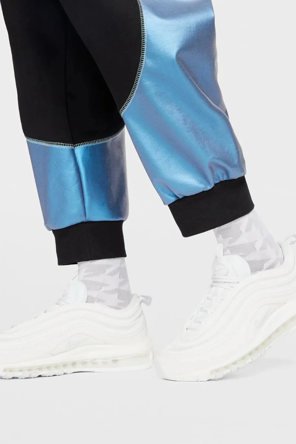 Nike Sportswear Fleece Graphic Womens Joggers Kadın Eşofman Altı Siyah Metalik Mavi Nike Sportswear Fleece Graphic Womens Joggers Kadın Eşofman Altı Siyah Metalik Mavi