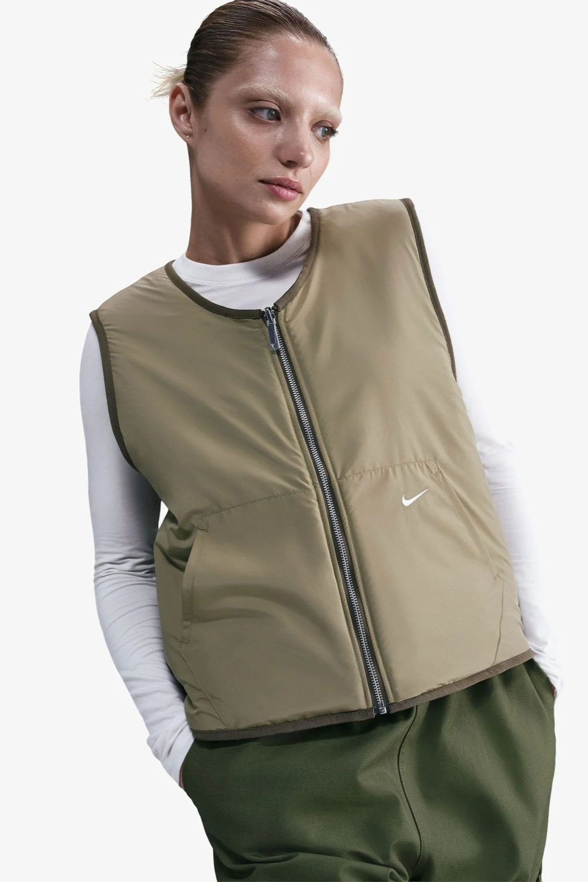 Nike Sportswear Fleece Sherpa Winterized Reversible Sythetic Fill Full-Zip Çift Traflı Kadın Peluş Sentetik Dolgu Yelek Yeşil Nike Sportswear Fleece Sherpa Winterized Reversible Sythetic Fill Full-Zip Çift Traflı Kadın Peluş Sentetik Dolgu Yelek Yeşil Fiyatı, Yorumları ve Özellikleri