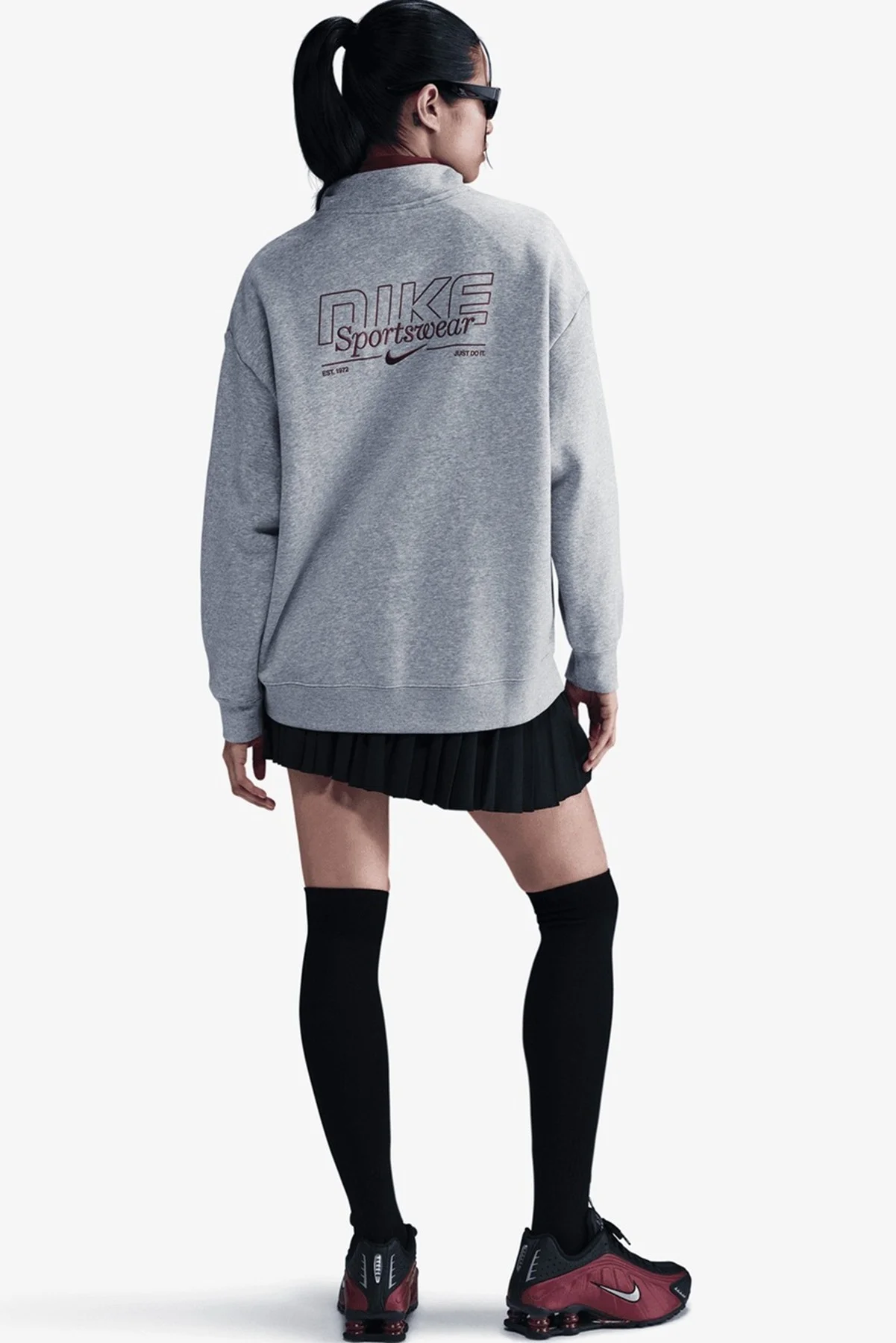 Nike Sportswear Fleece 1/4 Zipped Oversized Sweatshirt Kadın Oversize 1/4 Fermuarlı Sweatshirt Gri Nike Sportswear Fleece 1/4 Zipped Oversized Sweatshirt Kadın Oversize 1/4 Fermuarlı Sweatshirt Gri Fiyatı, Yorumları ve Özellikleri