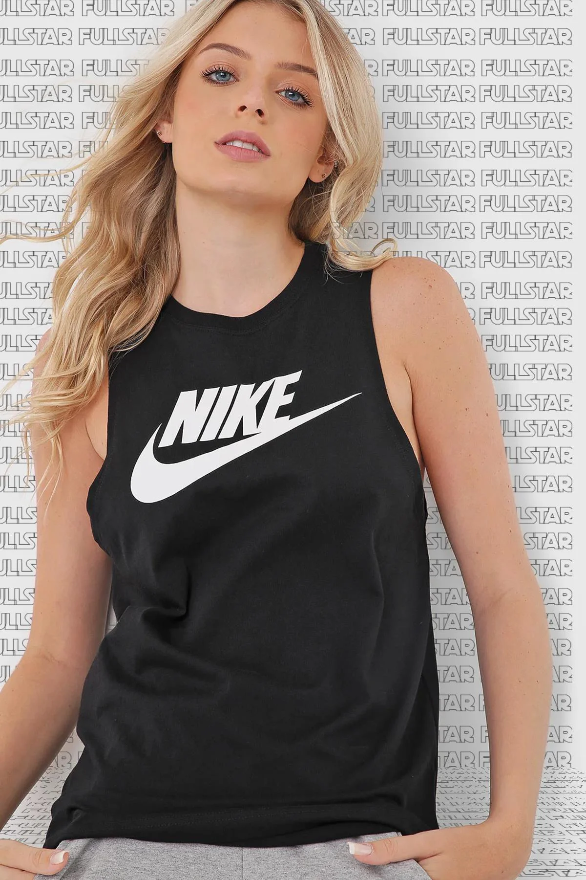 Nike Sportswear Futura Black Tank Kadın Günlük Stil Spor Atlet Siyah Beyaz Nike Sportswear Futura Black Tank Kadın Günlük Stil Spor Atlet Siyah Beyaz
