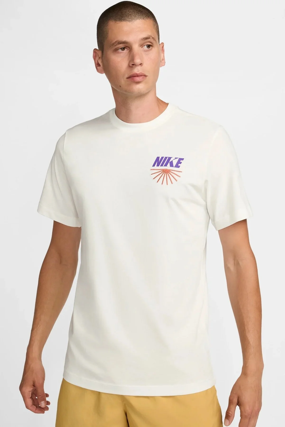 Nike Sportswear HBR Open 1 T-Shirt Erkek Pamuk Tişört Kırık Beyaz FZ99.98 FS Nike Sportswear HBR Open 1 T-Shirt Erkek Pamuk Tişört Kırık Beyaz FZ99.98 FS
