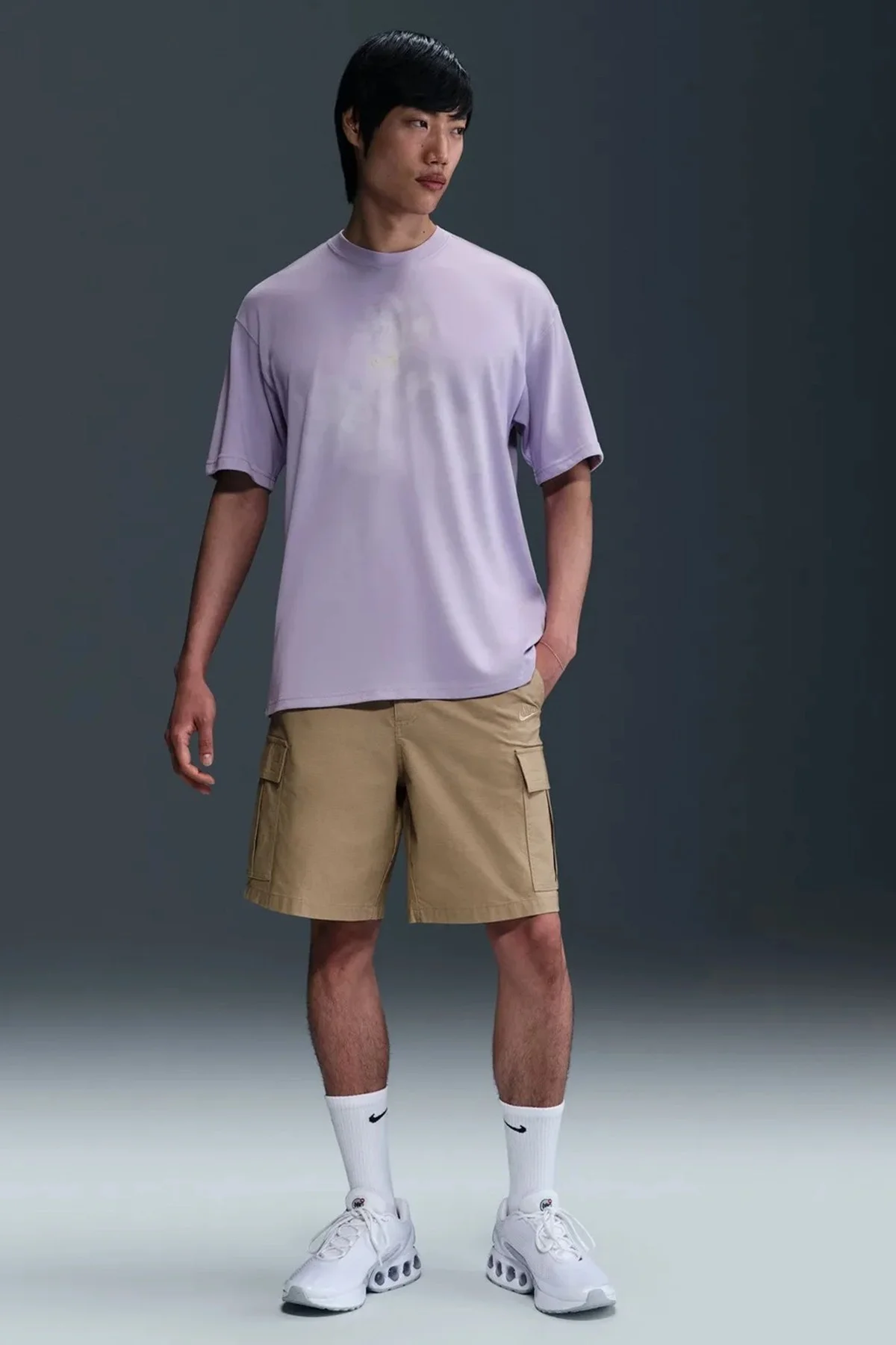 Nike Sportswear Max 90 Loose Fit Mens SS crew Nakış Baskılı Bol Kesim Erkek Günlük Tişört Mor Fiyatı, Yorumları ve Özellikleri
