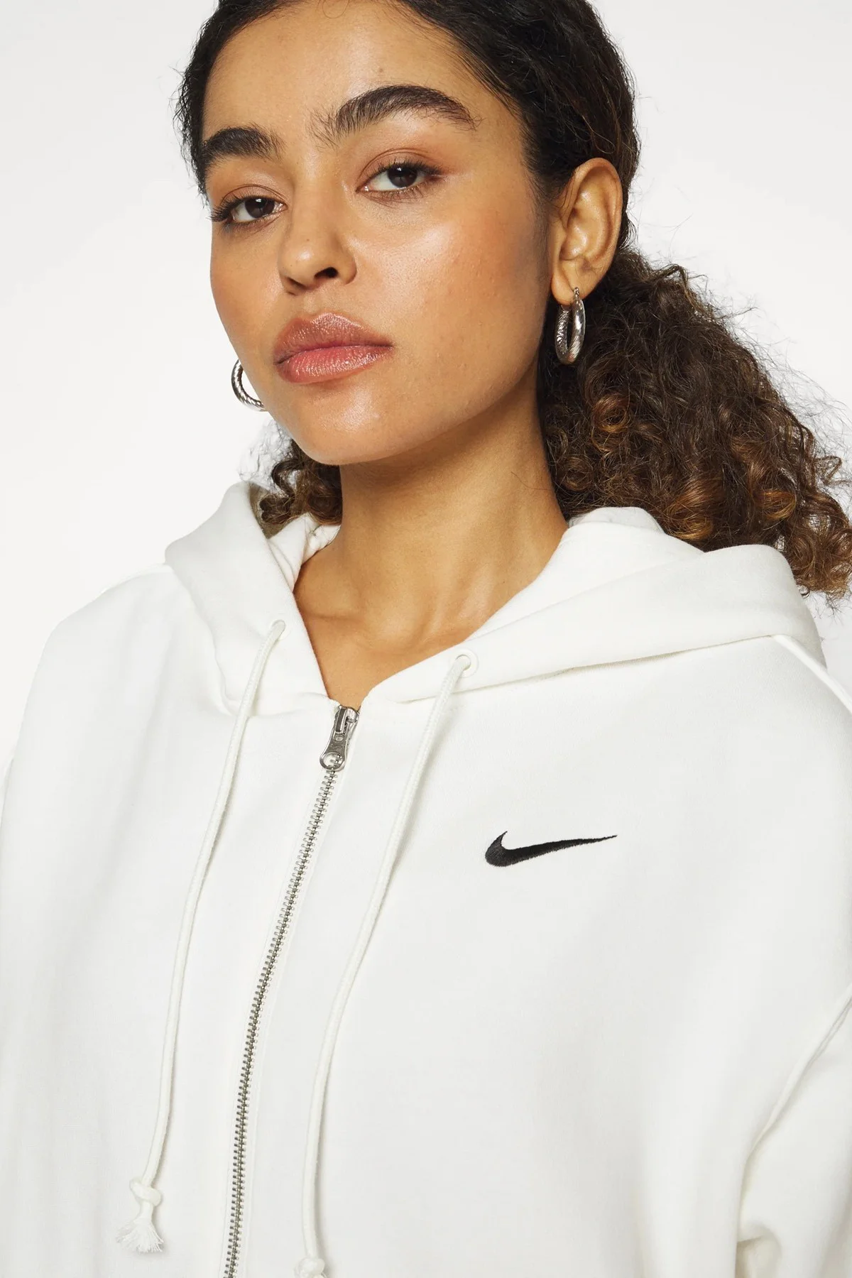 Nike Sportswear Phoenix Fleece Oversized Hoodie Full Zip Cream Bol Kesim Kapüşonlu Kadın Sweatshirt Krem Nike Sportswear Phoenix Fleece Oversized Hoodie Full Zip Cream Bol Kesim Kapüşonlu Kadın Sweatshirt Krem