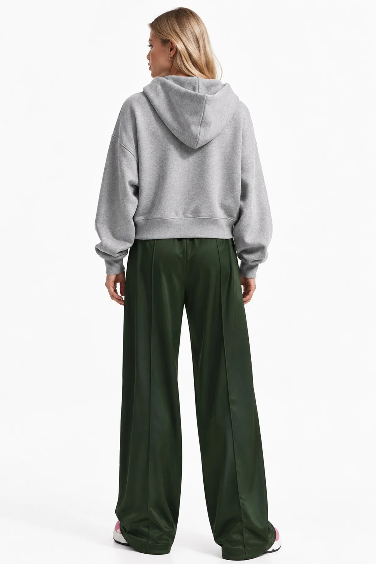 Nike Sportswear Phoenix Fleece Oversize Cropped Henley Hoodie Geniş Kalıp Kapüşonlu Şardonlu Kadın Crop Sweatshirt Gri Nike Sportswear Phoenix Fleece Oversize Cropped Henley Hoodie Geniş Kalıp Kapüşonlu Şardonlu Kadın Crop Sweatshirt Gri