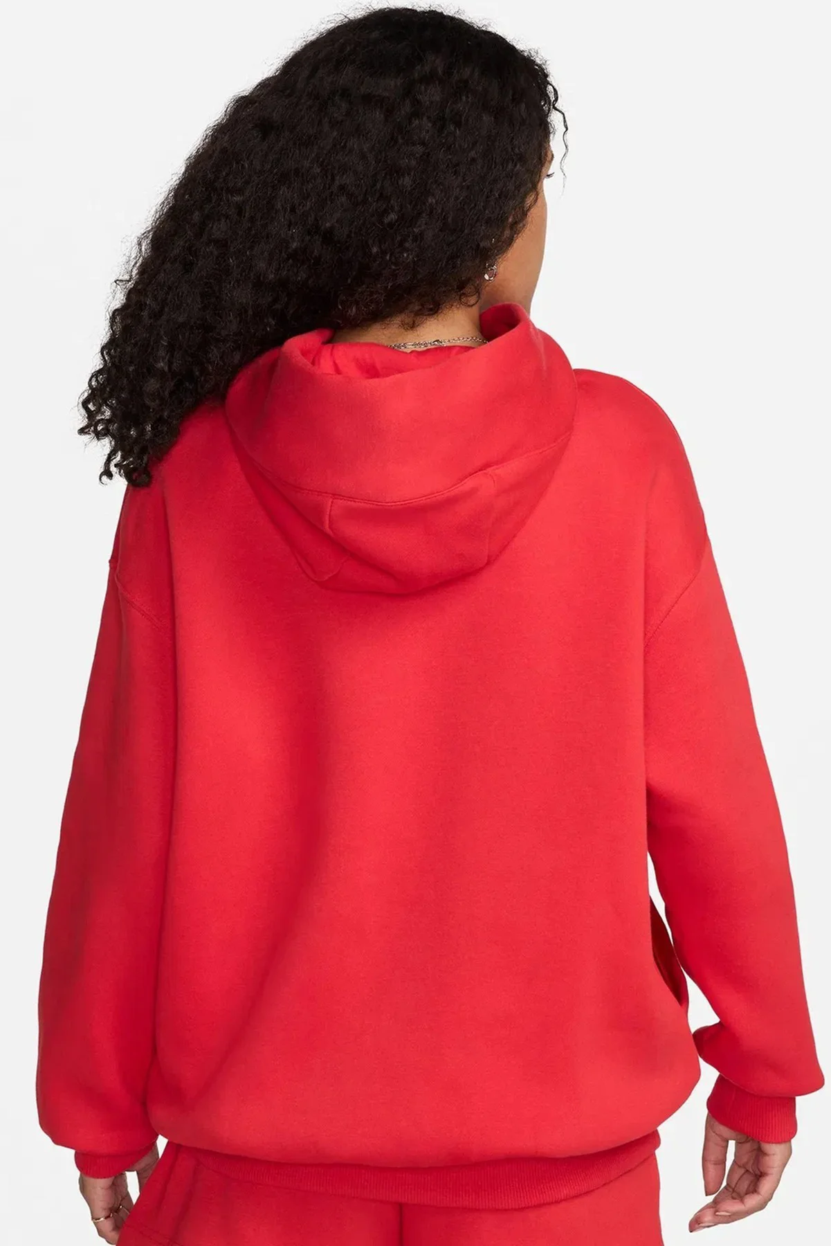 Nike Sportswear Phoenix Fleece Oversize Pullover Hoodie Kadın Kapüşonlu Bol Kesim Sweatshirt Kırmızı Fiyatı, Yorumları ve Özellikleri