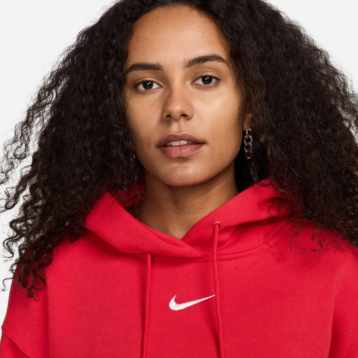 Nike Sportswear Phoenix Fleece Oversize Pullover Hoodie Kadın Kapüşonlu Bol Kesim Sweatshirt Kırmızı Fiyatı, Yorumları ve Özellikleri