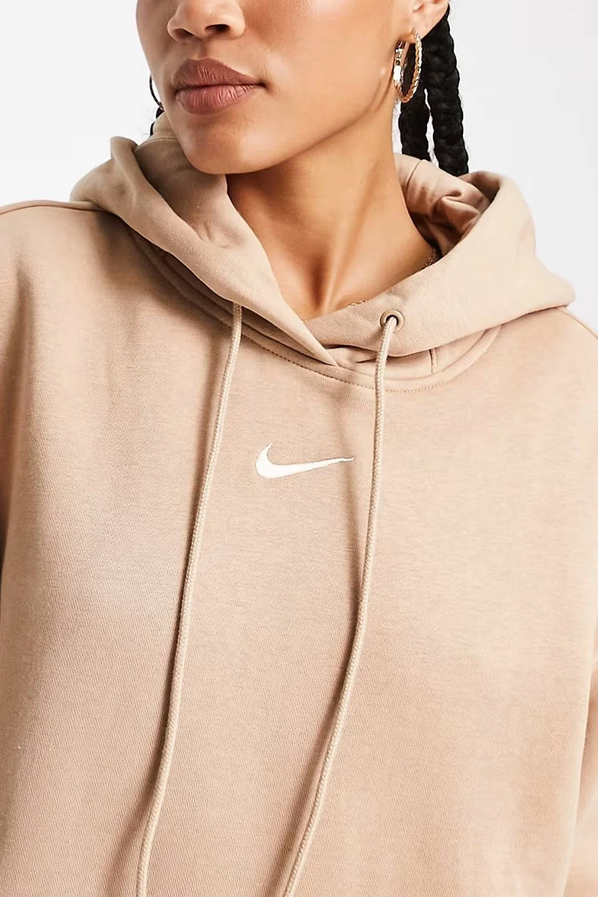 Nike Sportswear Phoenix Fleece Oversize Pullover Hoodie Kadın Kapüşonlu Bol Kesim Sweatshirt Bej Nike Sportswear Phoenix Fleece Oversize Pullover Hoodie Kadın Kapüşonlu Bol Kesim Sweatshirt Bej