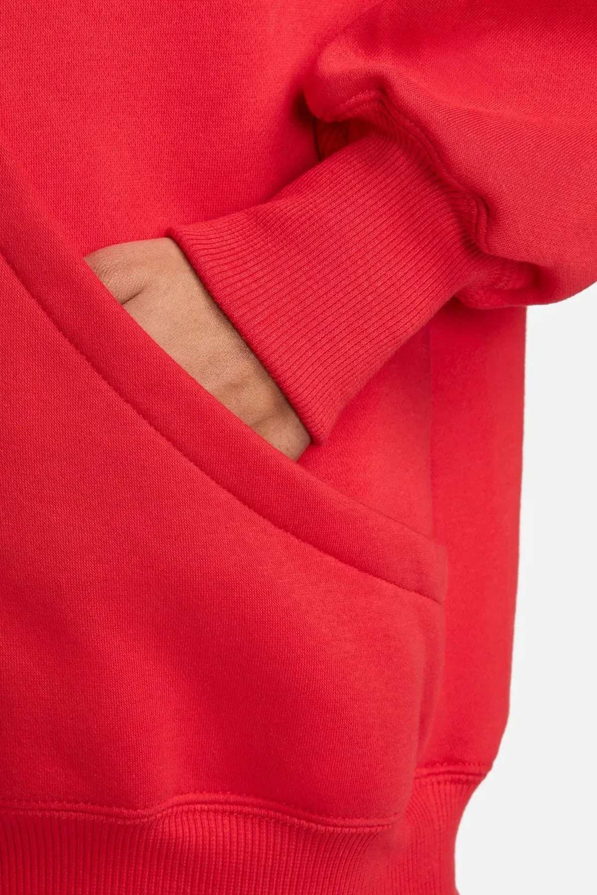 Nike Sportswear Phoenix Fleece Oversize Pullover Hoodie Kadın Kapüşonlu Bol Kesim Sweatshirt Kırmızı Fiyatı, Yorumları ve Özellikleri