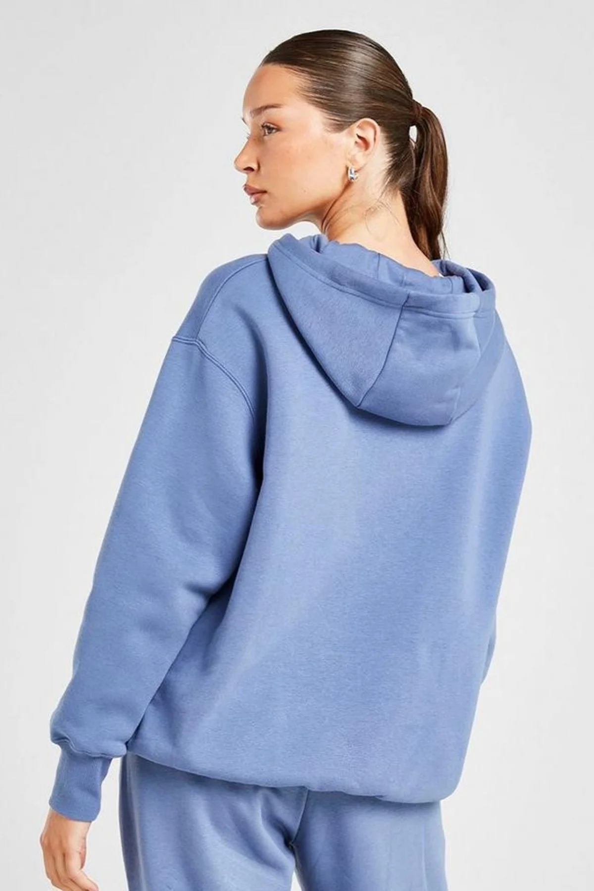 Nike Sportswear Phoenix LS Top Sweatshirt Blue Kadın Sweatshirt Mavi