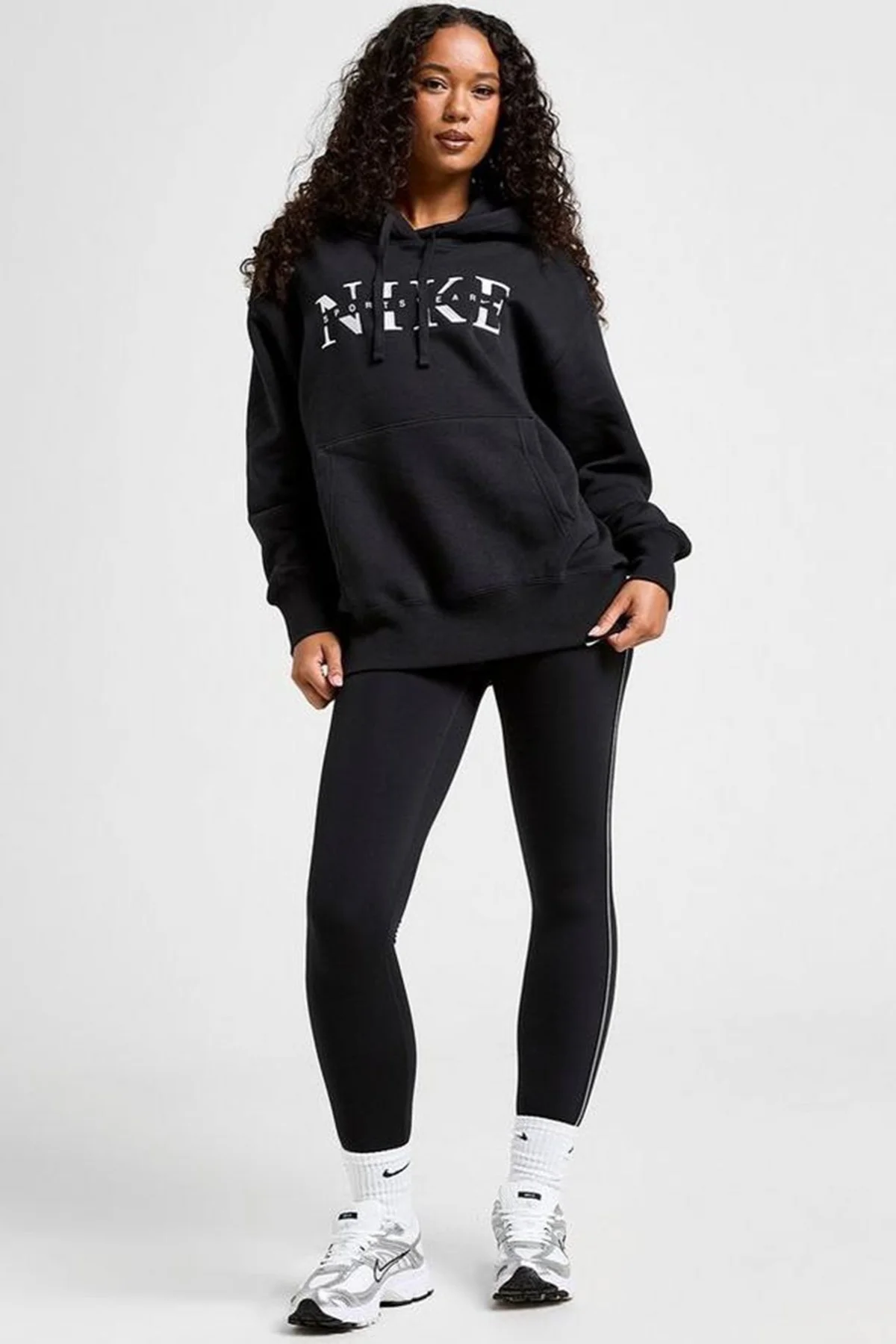 Nike Sportswear Phoenix LS Top Sweatshirt Blue Kadın Sweatshirt Mavi