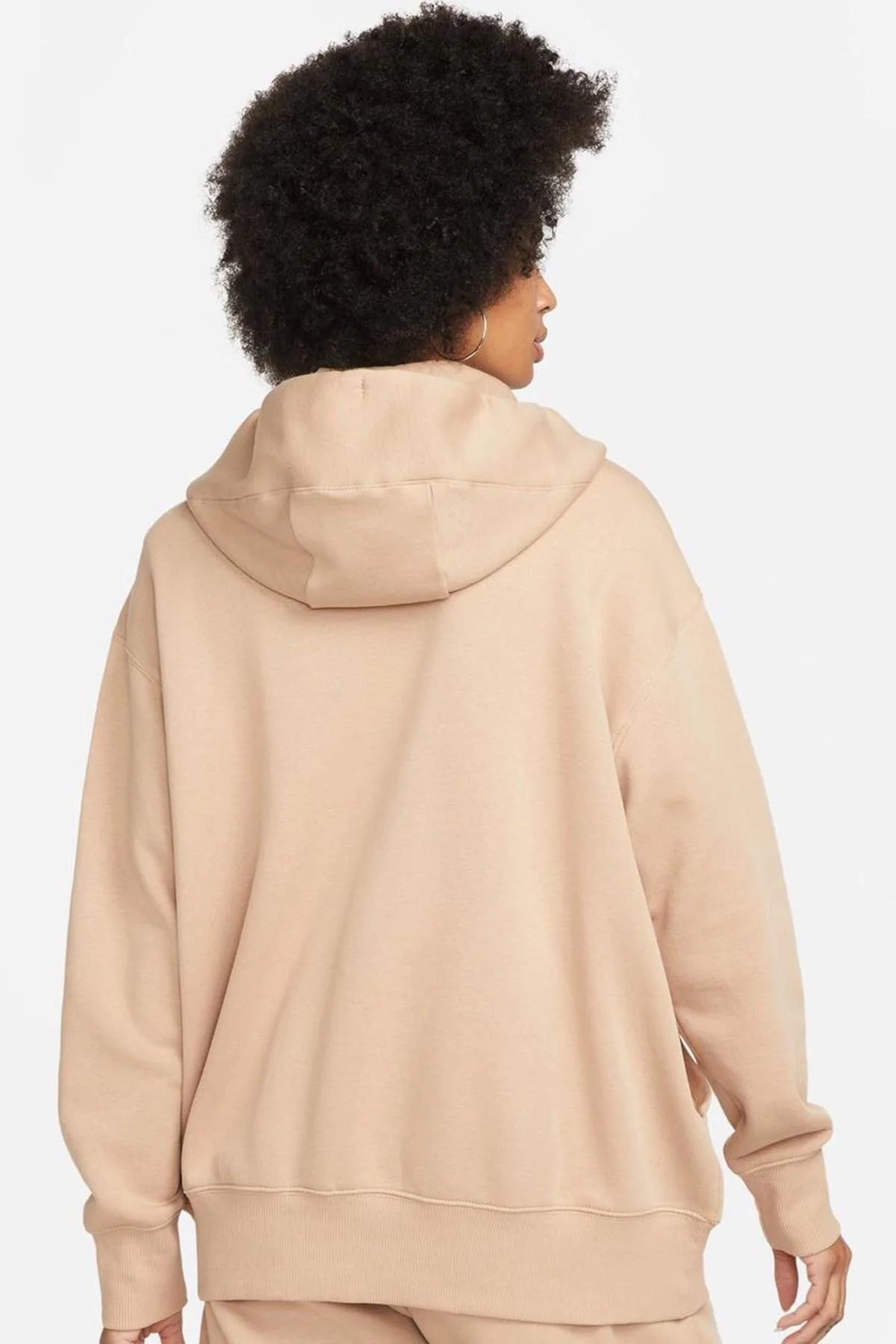 Nike Sportswear Phoenix Fleece Oversized Hoodie Full Zip Bol Kesim Kapüşonlu Kadın Sweatshirt Bej Nike Sportswear Phoenix Fleece Oversized Hoodie Full Zip Bol Kesim Kapüşonlu Kadın Sweatshirt Bej