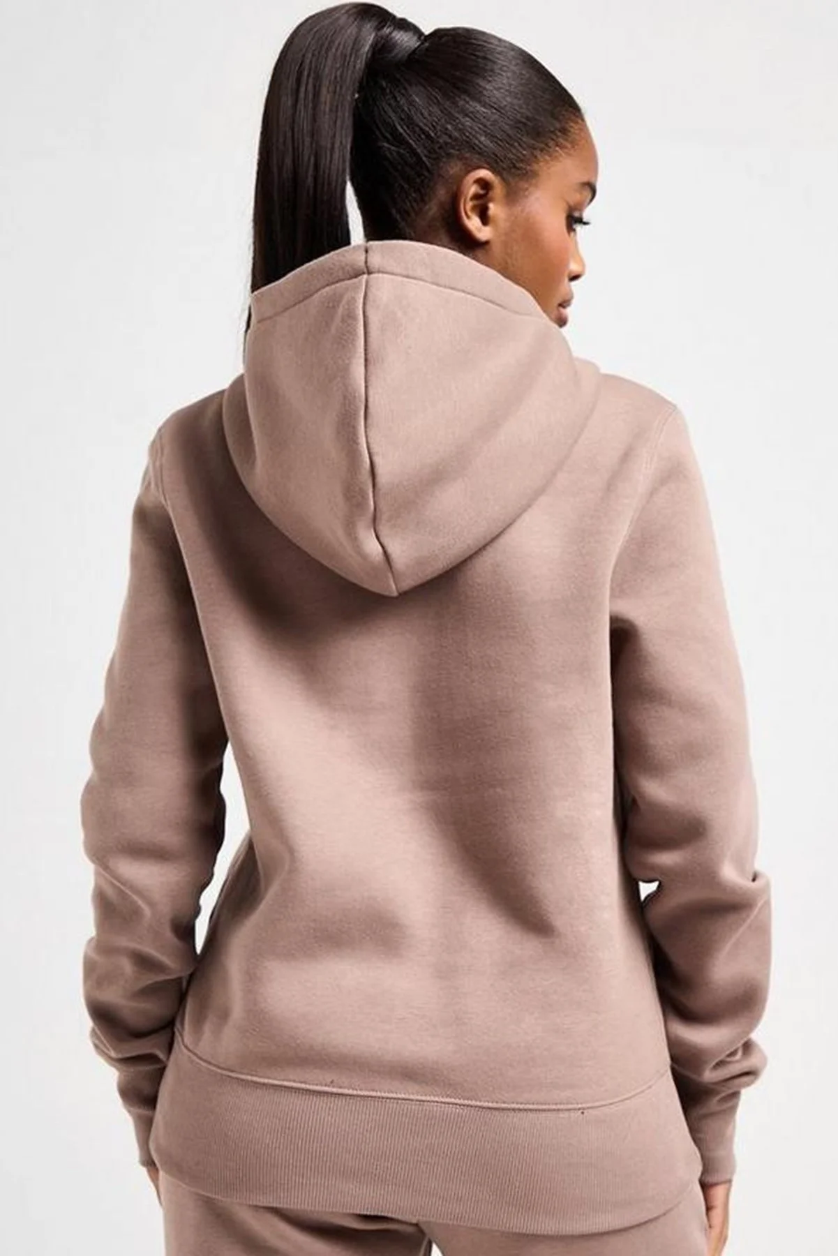 Nike Sportswear Phoenix Fleece Pullover Hoodie Kadın Kapüşonlu Sweatshirt Kahverengi