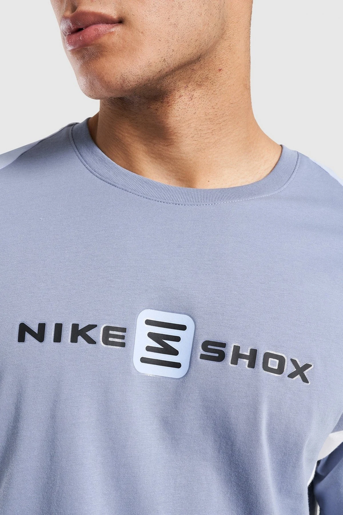 Nike Sportswear Shox NZ Loose Fit Mens Tee Bol Kesim Bisiklet Yaka Pamuklu Erkek Tişört Mavi Fiyatı, Yorumları ve Özellikleri