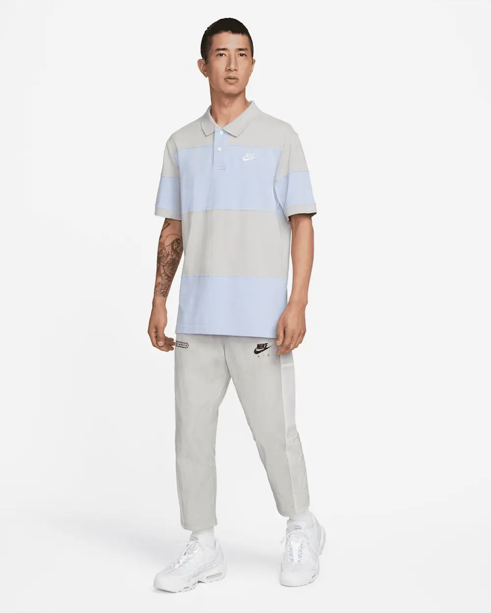 NIKE Sportswear Sport Essential Erkek Polo Polo - Gri