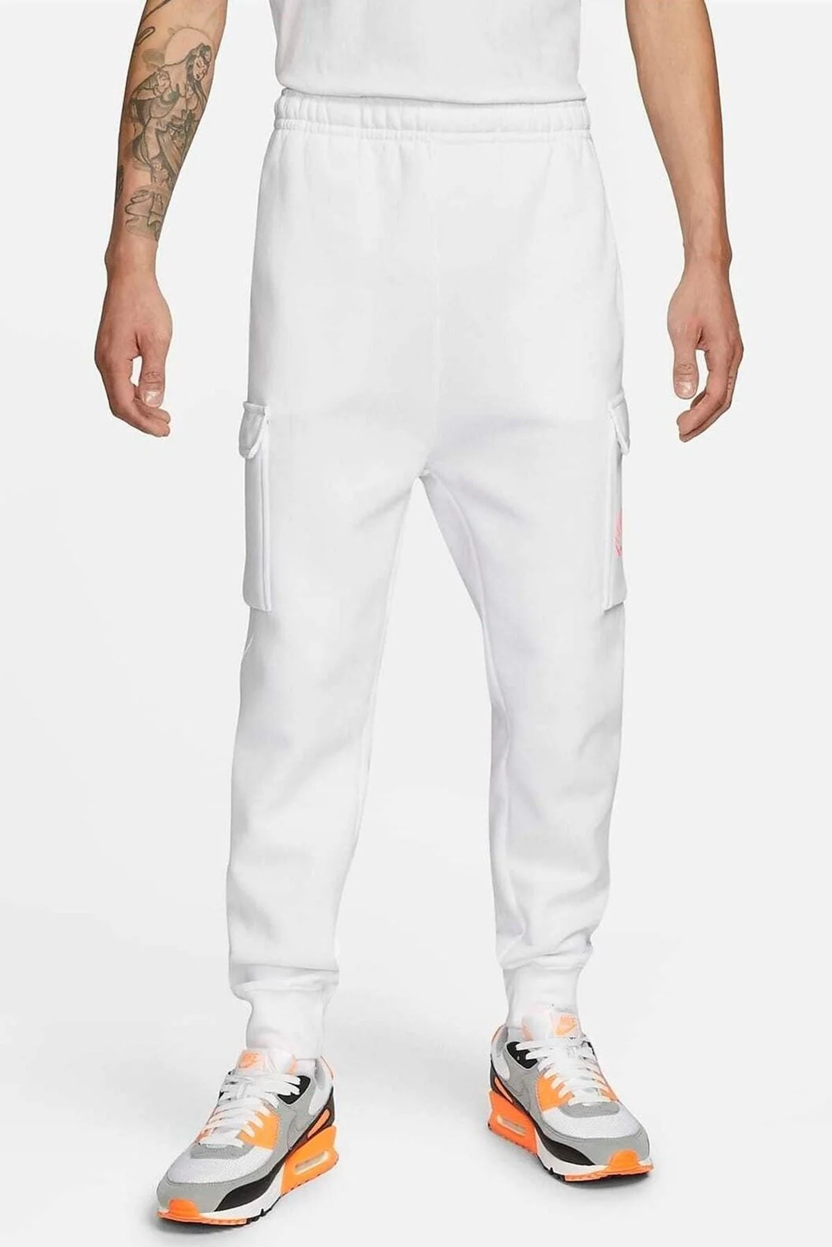 Nike Sportswear Style Essential Utility Kargo Cepli Erkek Eşofman Altı Beyaz Nike Sportswear Style Essential Utility Kargo Cepli Erkek Eşofman Altı Beyaz