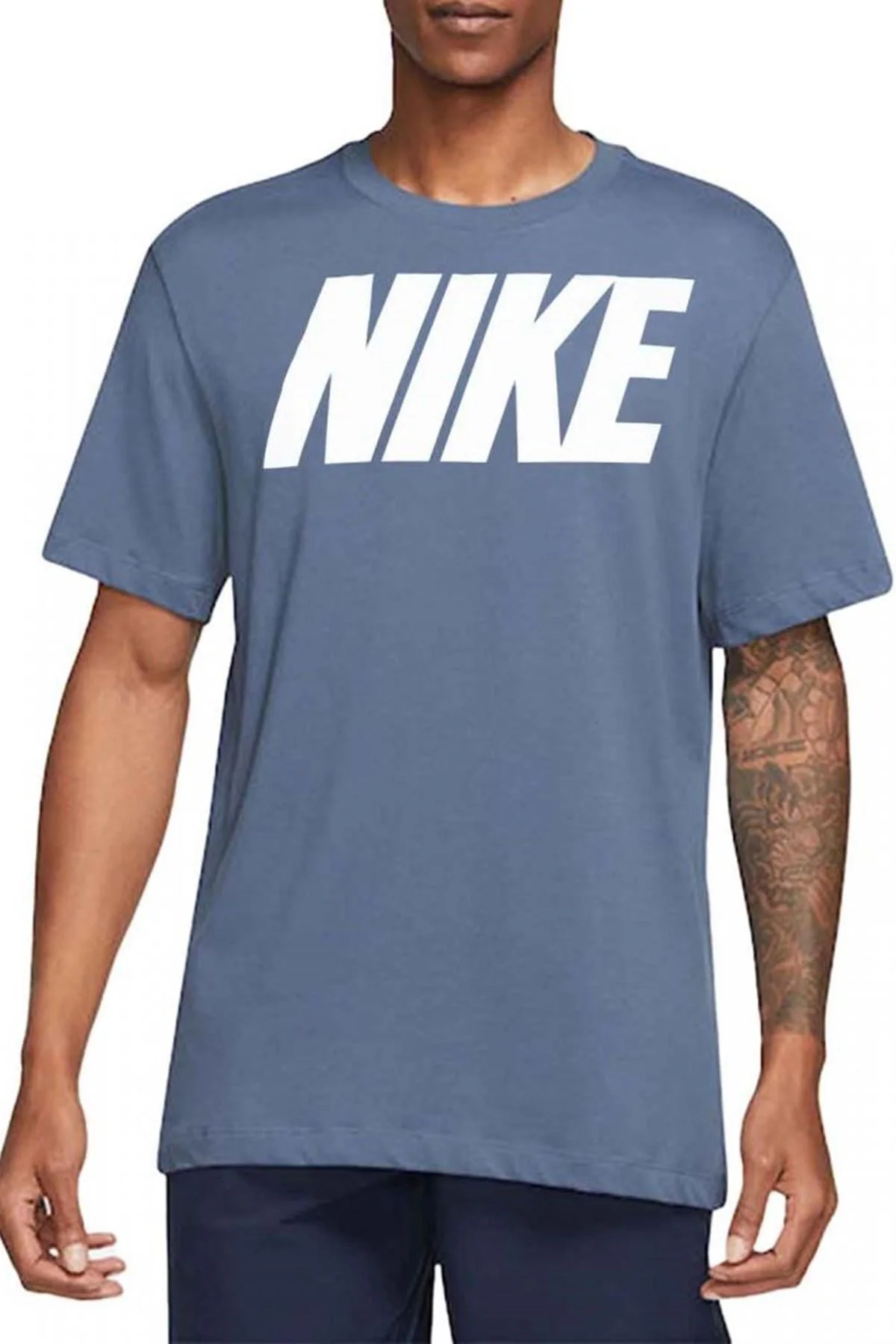 Nike Sportswear Swoosh Logo Tee T Shirt Unisex Baskılı Tişört Mavi Nike Sportswear Swoosh Logo Tee T Shirt Unisex Baskılı Tişört Mavi