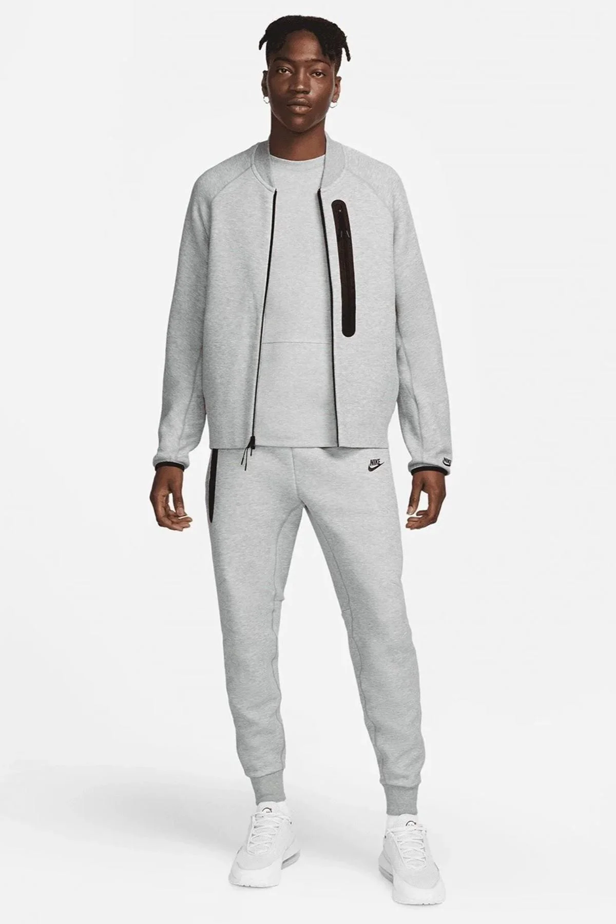 Nike Sportswear Tech Fleece Jacket Erkek Pamuklu Ceket Gri Fiyatı, Yorumları ve Özellikleri