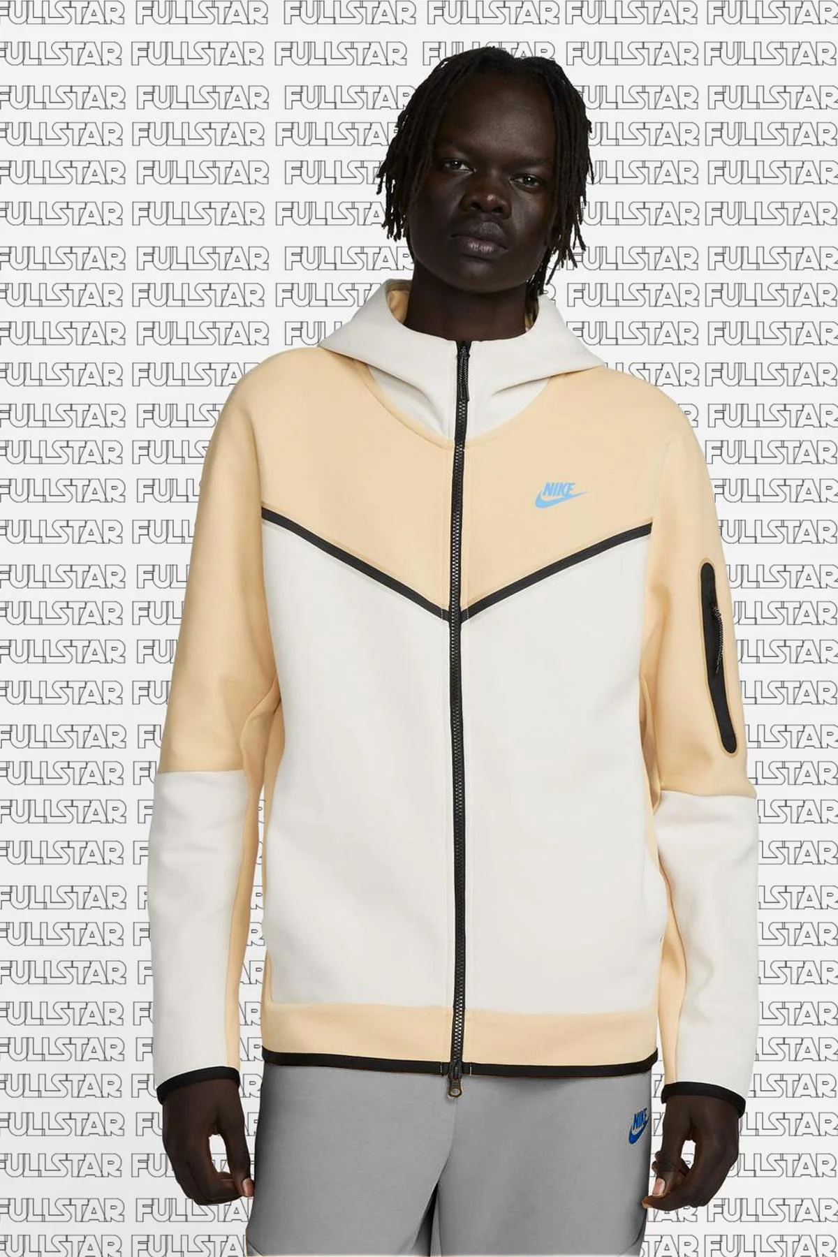 Nike Sportswear Tech Fleece Full Zip Hoodie Fermuarlı Kapüşonlu Sweatshirt Bej Fiyatı, Yorumları ve Özellikleri