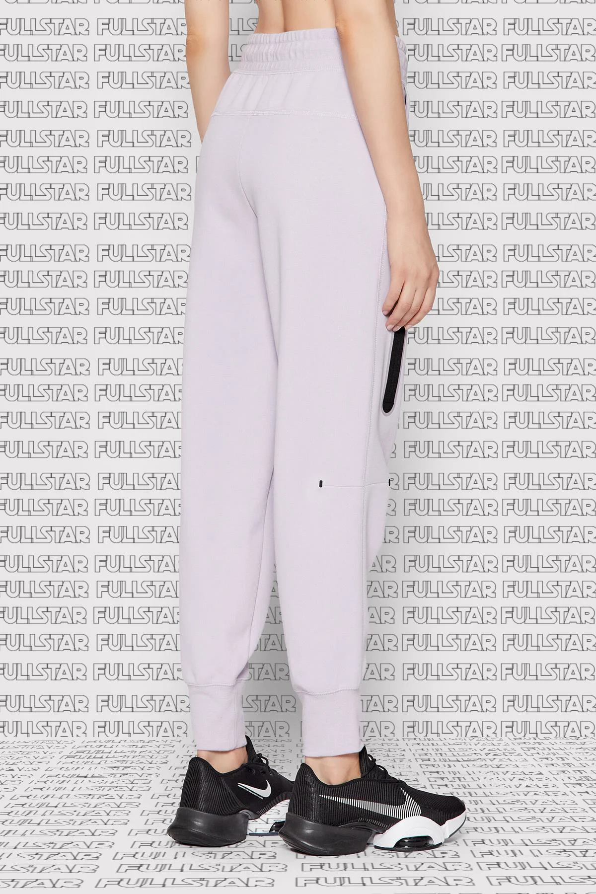 Nike Sportswear Tech Fleece Trousers Bol Kesim Kadın Lila Eşofman Altı
