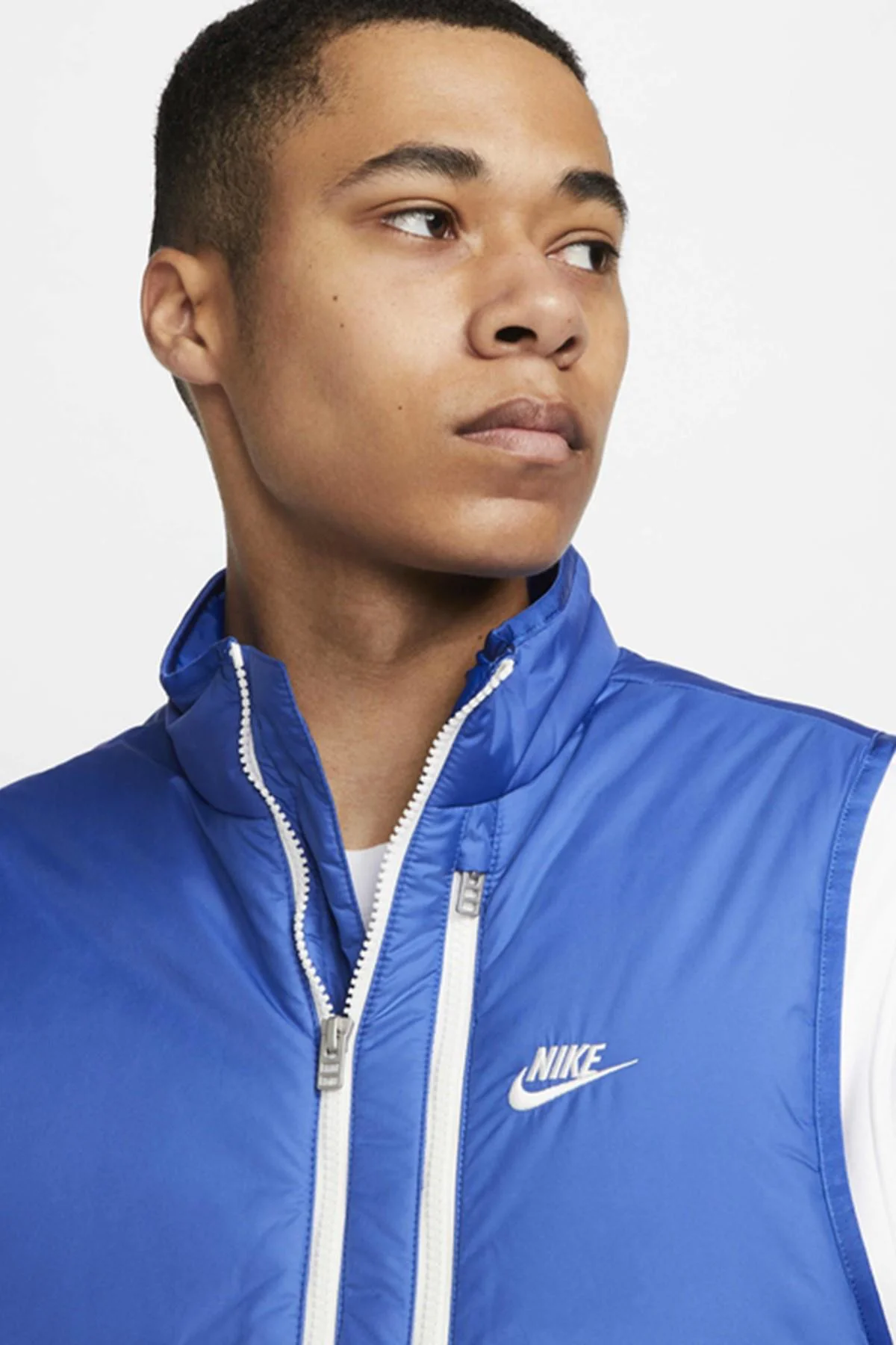 Nike Sportswear Therma Fit Legacy Men's Gilet Blue Terma Fit Erkek Yelek Mavi