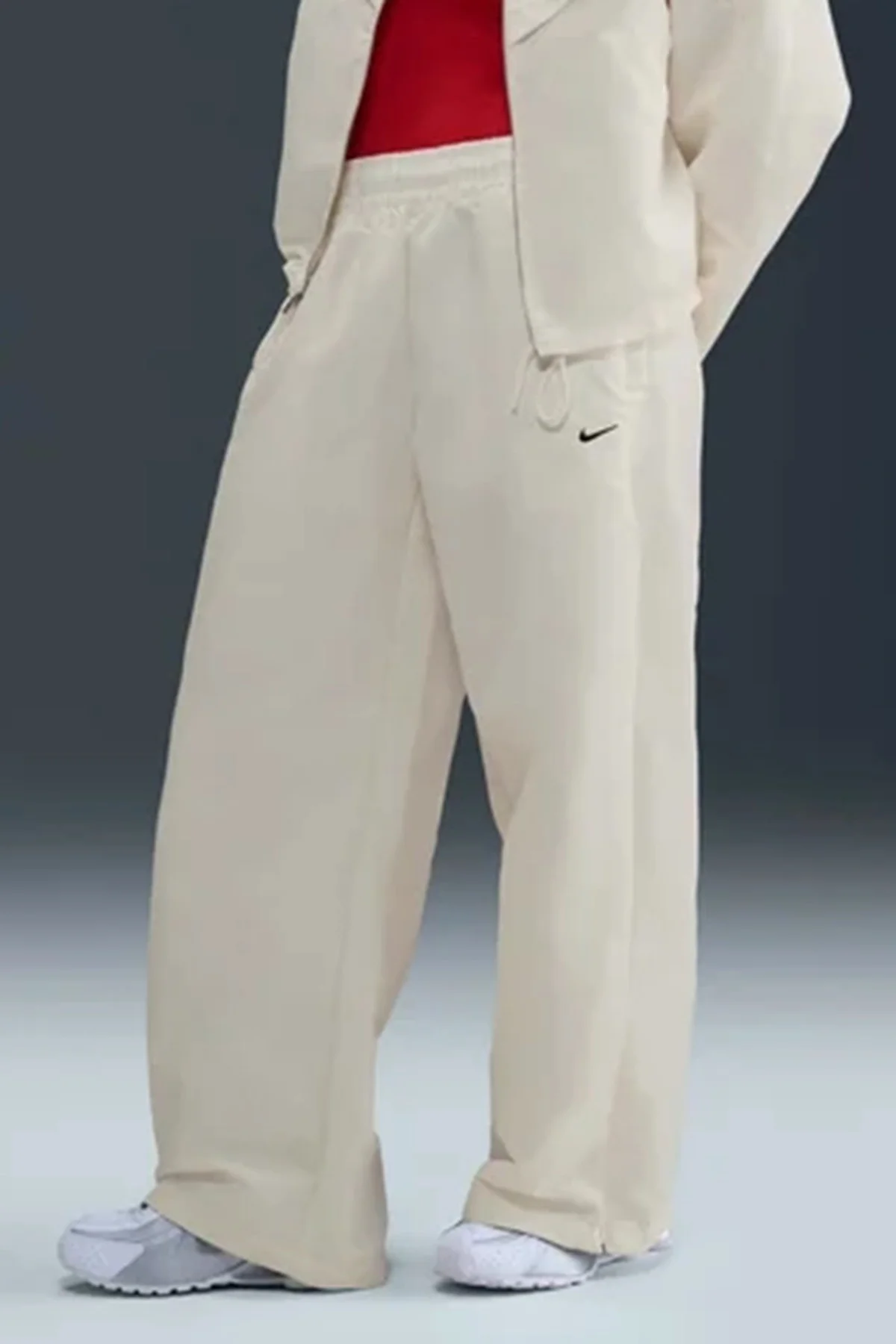 Nike Sportswear Windrunner Women's Shine Trousers Pant Kadın Eşofman Altı Krem Fiyatı, Yorumları ve Özellikleri