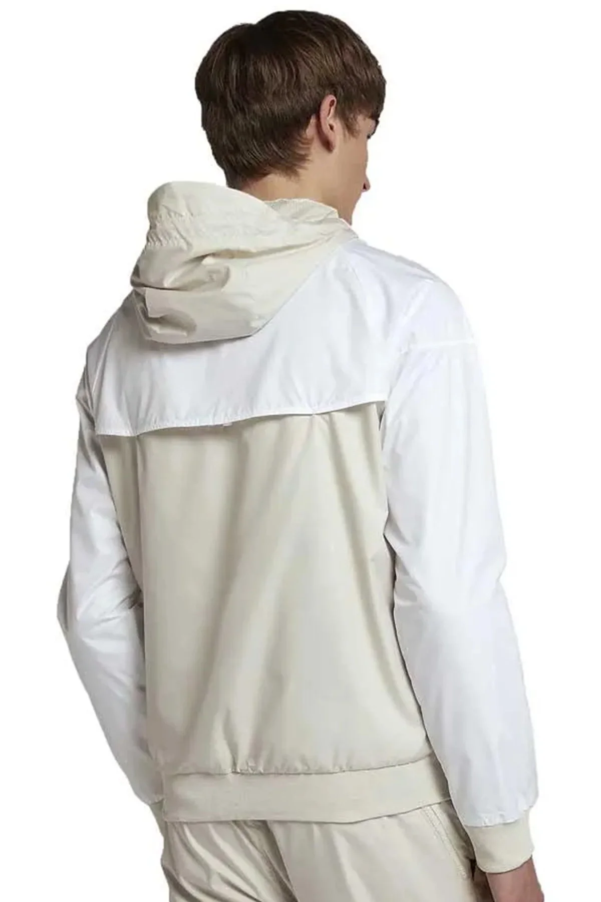 Nike Sportswear Windrunner Jacket Kapüşonlu Erkek Ceketi Beyaz Bej Fiyatı, Yorumları ve Özellikleri