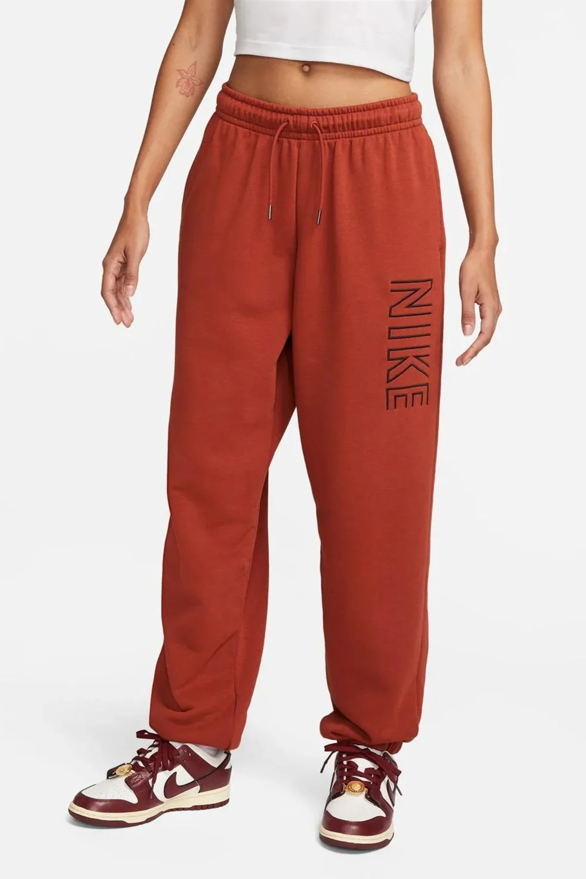 Nike Sportswear Women Oversized High-Waisted Yüksek Bel Kadın Eşofman Altı Kiremit Fiyatı, Yorumları ve Özellikleri