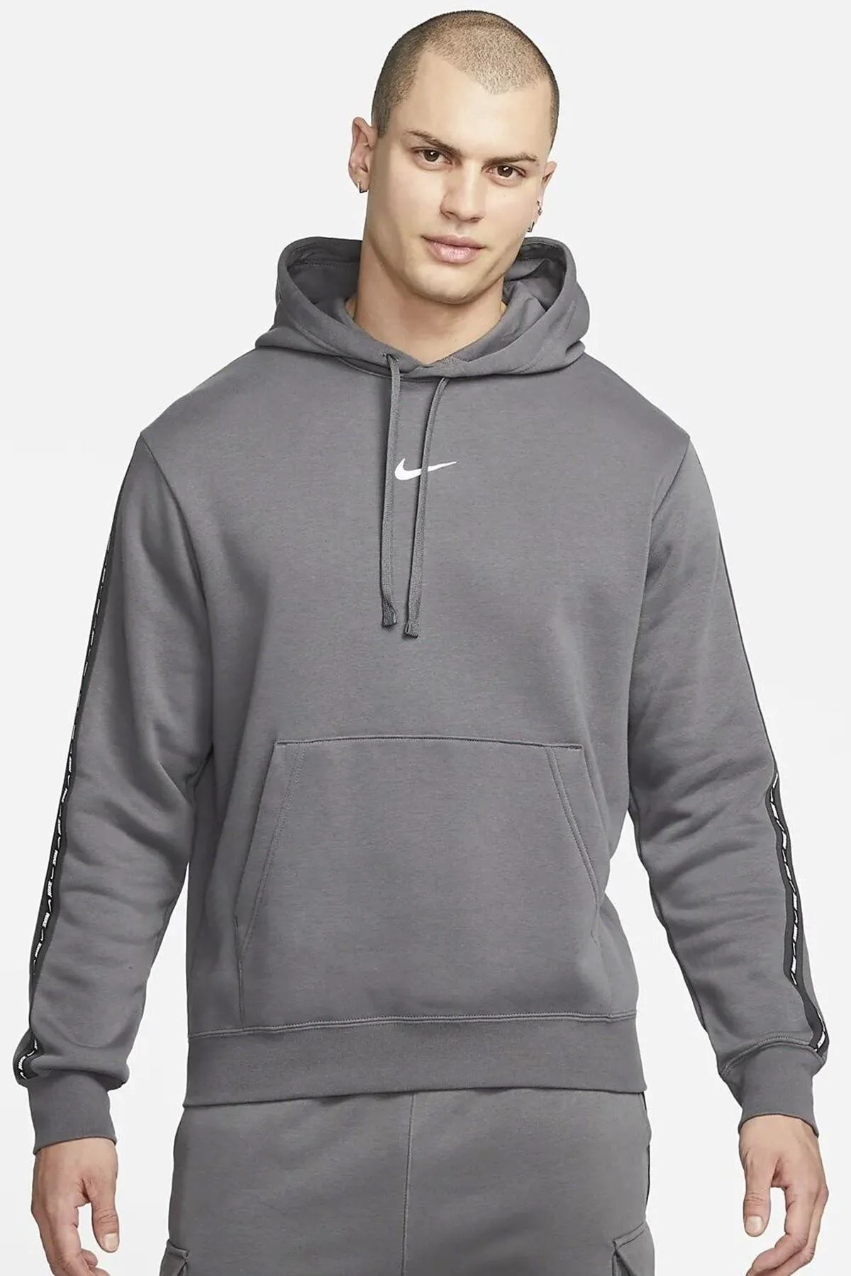 Nike Sportwear Men's Fleece Pullover Hoodie Grey Erkek Şardonlu Kapüşonlu Sweatshirt Gri Fiyatı, Yorumları ve Özellikleri