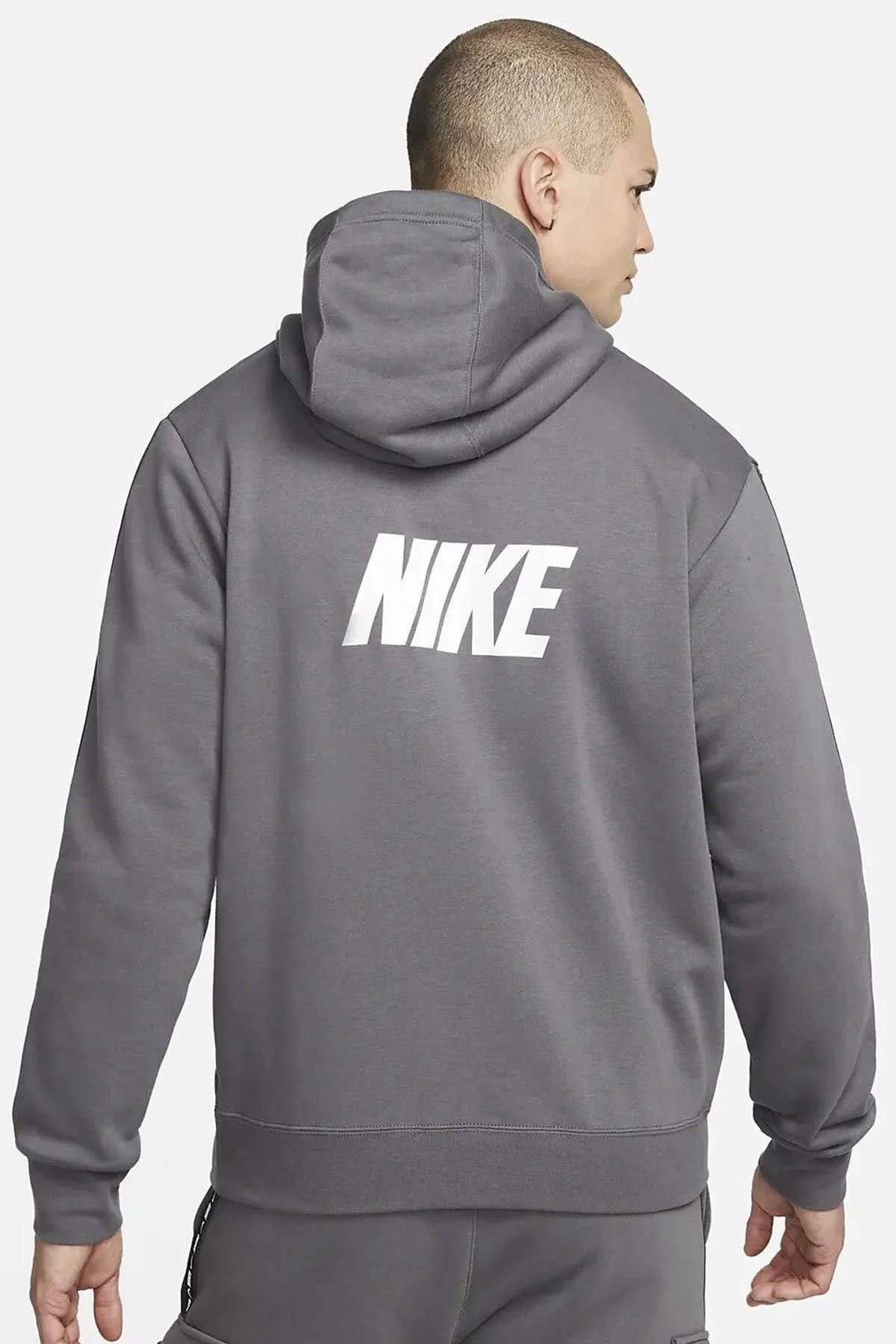 Nike Sportwear Men's Fleece Pullover Hoodie Grey Erkek Şardonlu Kapüşonlu Sweatshirt Gri Fiyatı, Yorumları ve Özellikleri